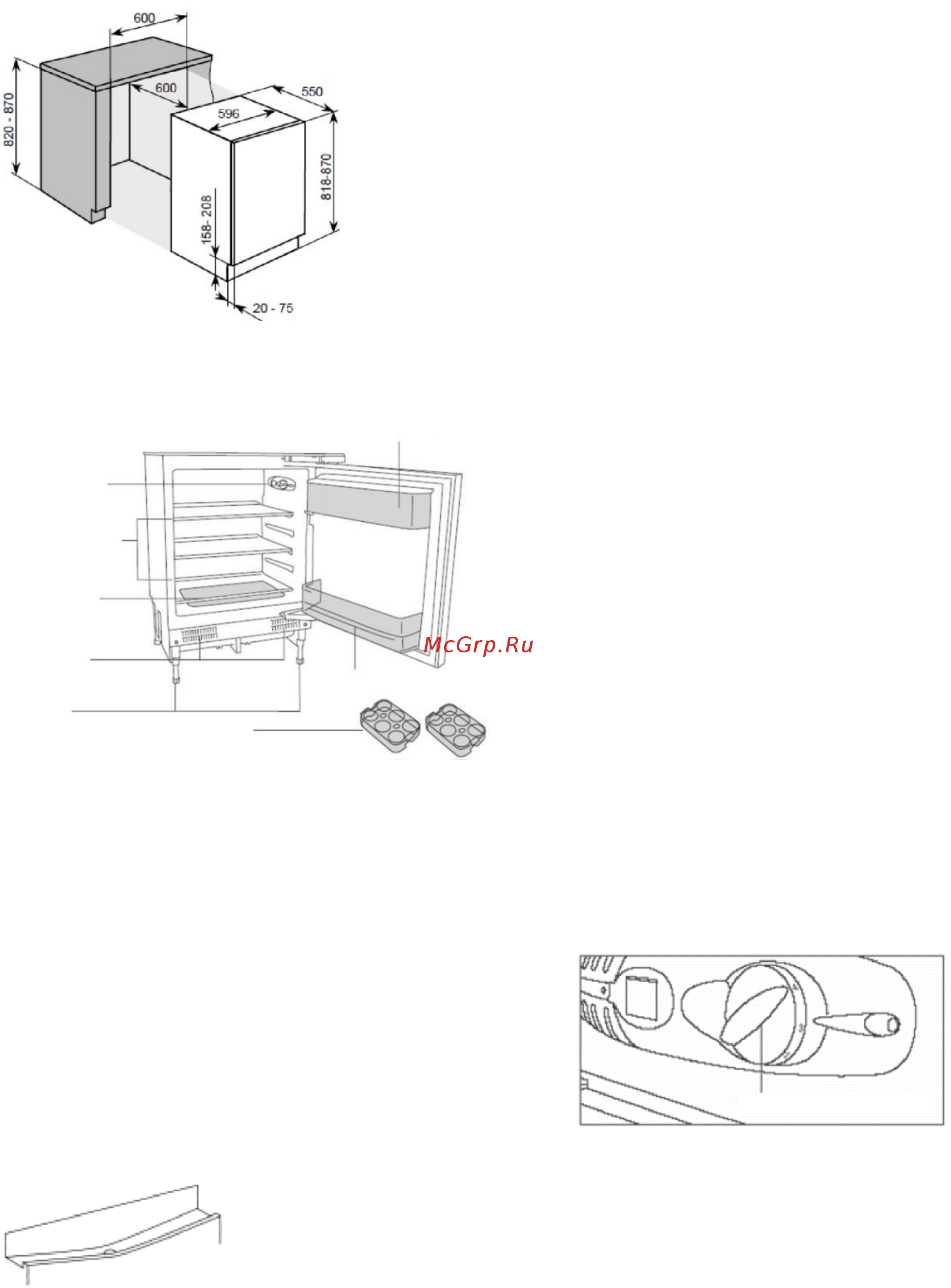 Candy CRU 160 [25/96] Caracteristiques de votre refrigerateur garde manger