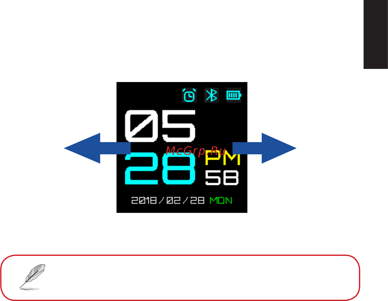 Asus VivoWatch BP (HC-A04) [23/426] Scrolling through asus vivowatch bp features