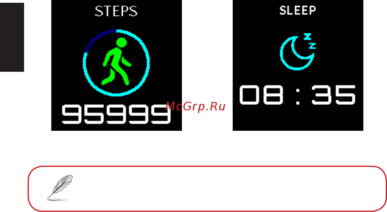 Asus VivoWatch BP (HC-A04) [268/426] Obrazovka aktivit