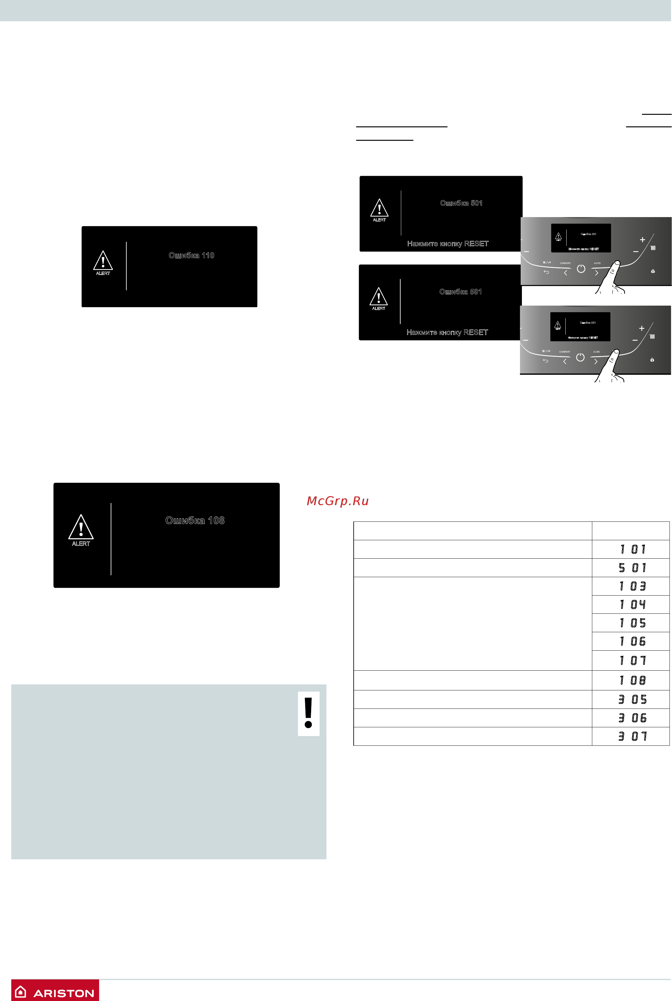 Ariston ошибка 501. Котел Аристон ошибка 501. Аристон ошибка 501.