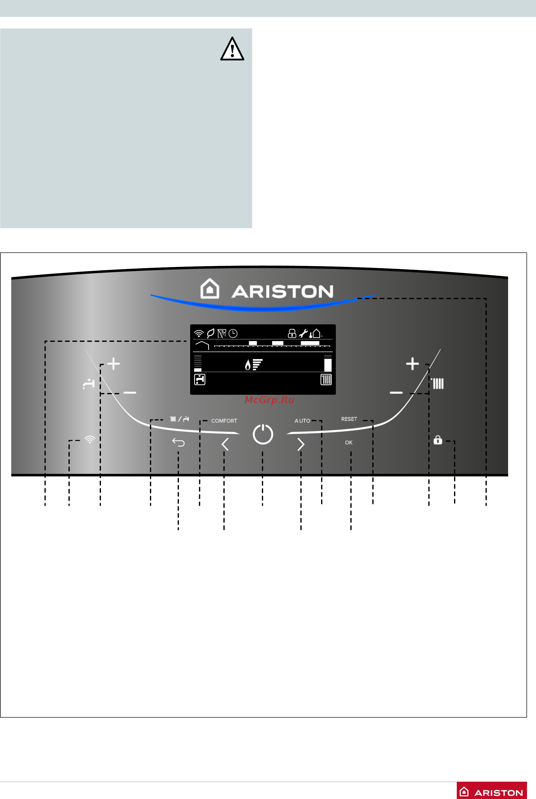 Ariston GENUSONE SYSTEM 24 [5/20] Внимание монтаж ввод в эксплуатацию регулировки и техническое обслуживание должен выполнять квалифицированный специалист согласно действующим нормам и правилам неправильный монтаж котла может привести к травмам людей и животных и вызвать повреждение имущества за неправильный монтаж котла изготовитель котла ответственности не несет