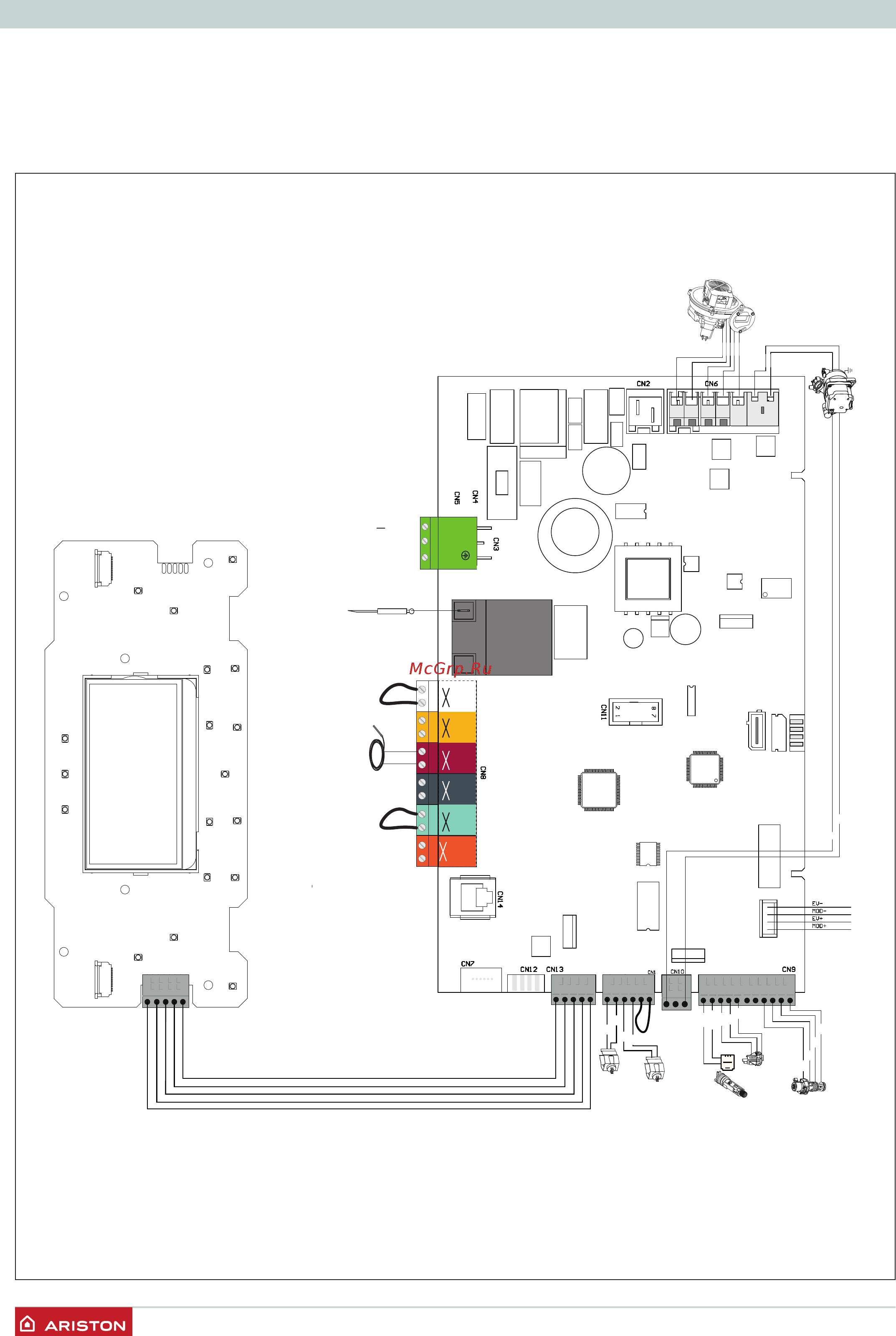 Ariston GENUS ONE SYSTEM 35 [16/48] Электрическая схема