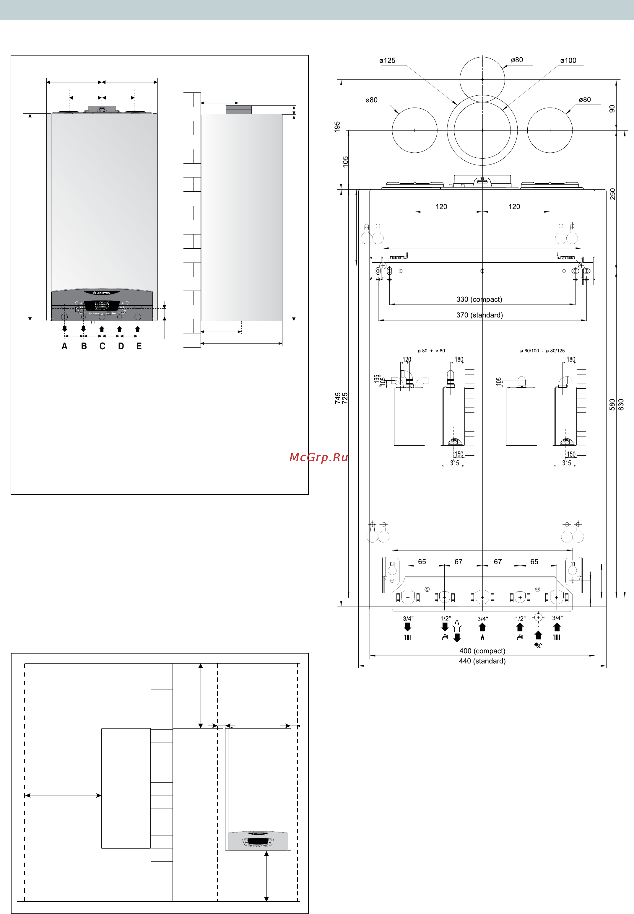 Ariston CLAS ONE SYSTEM 24 RDC [6/10] Описание котла