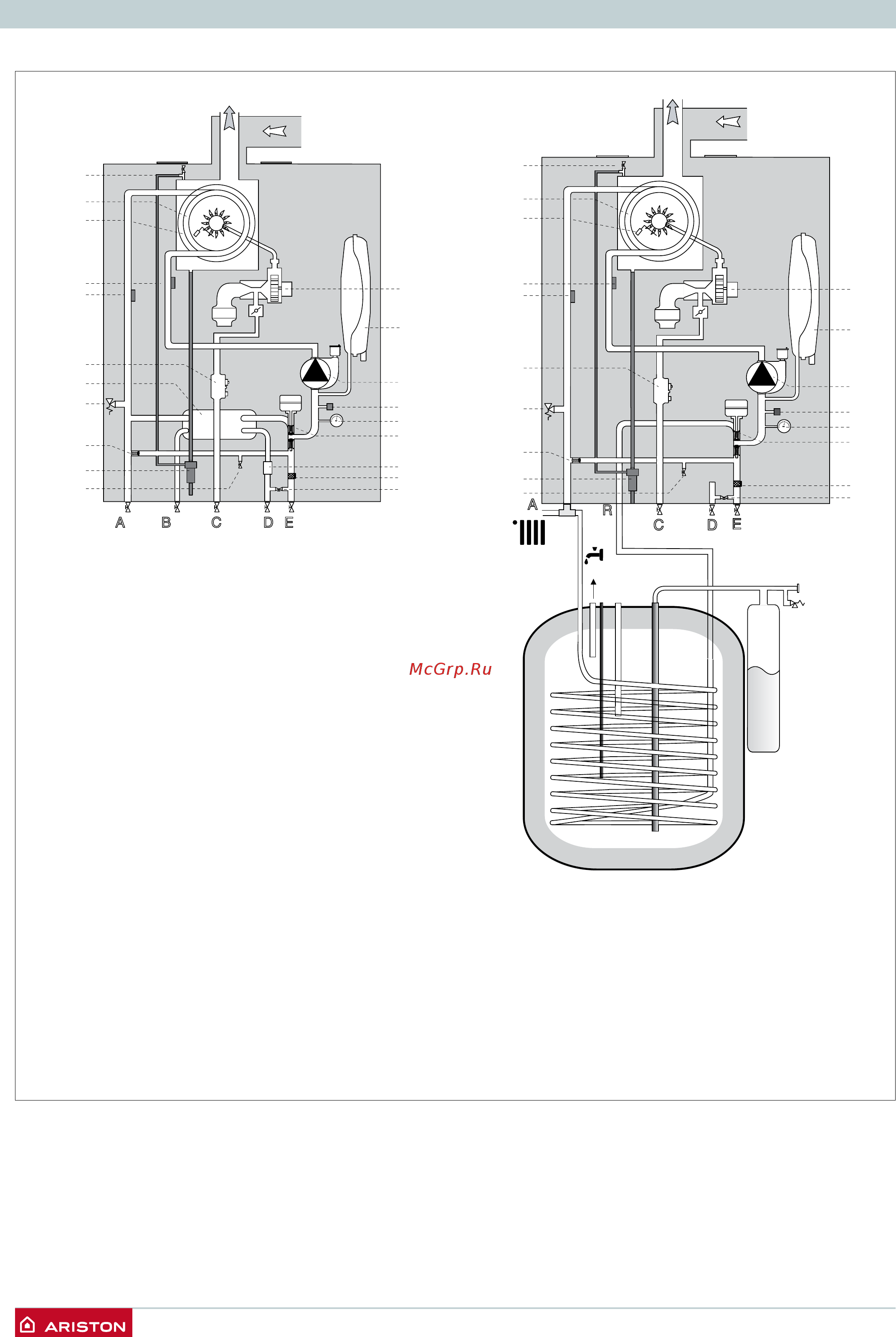 Ariston CLAS ONE 30 RDC [12/40] Электрод контроля пламени розжига