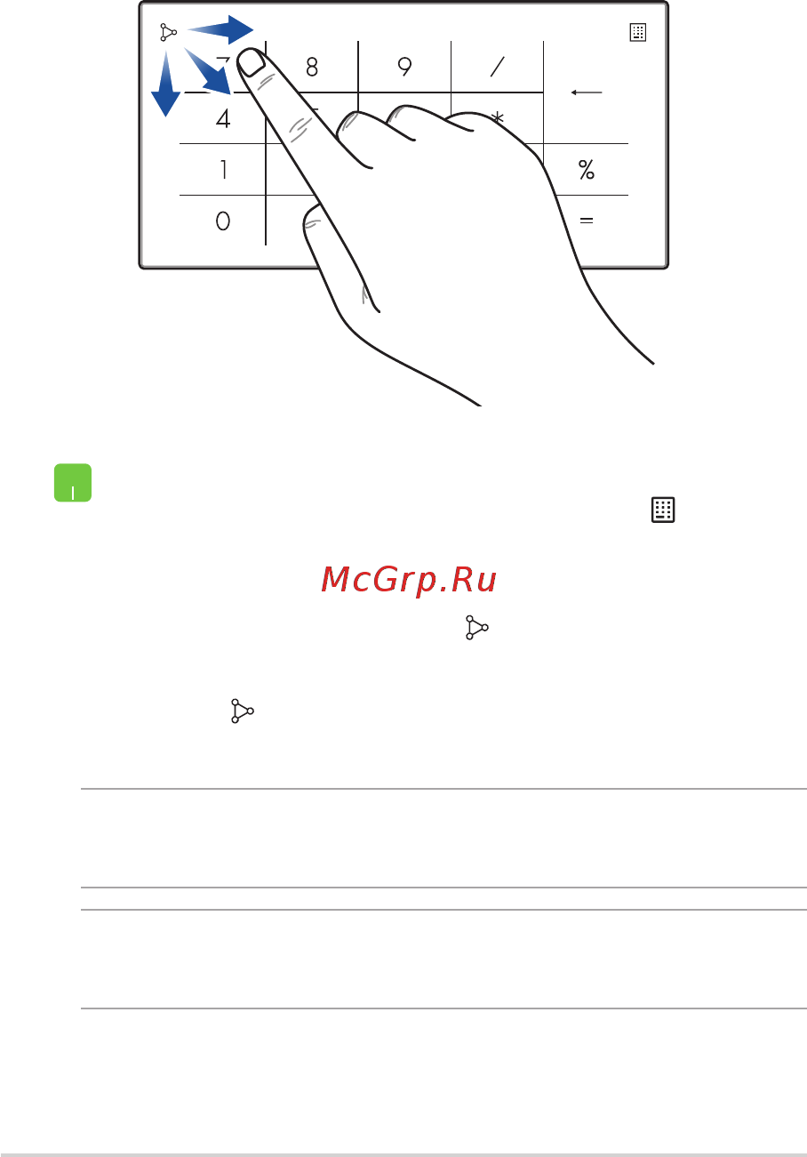 Asus Zenbook Flip 13 UX363J [41/102] Использование блока цифровой клавиатуры для некоторых моделей