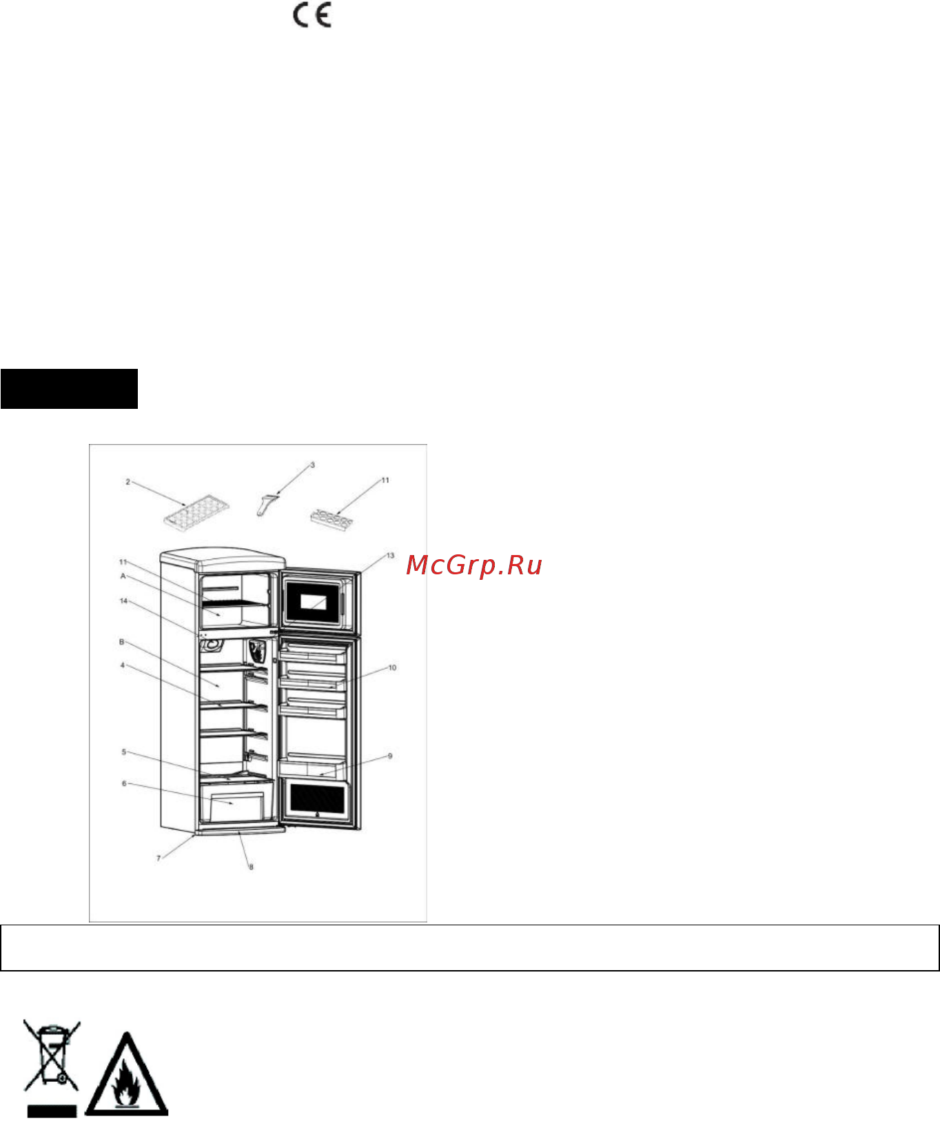 Candy CVRDS 6174RH [13/150] Parte 7 componenti dell elettrodomestico e