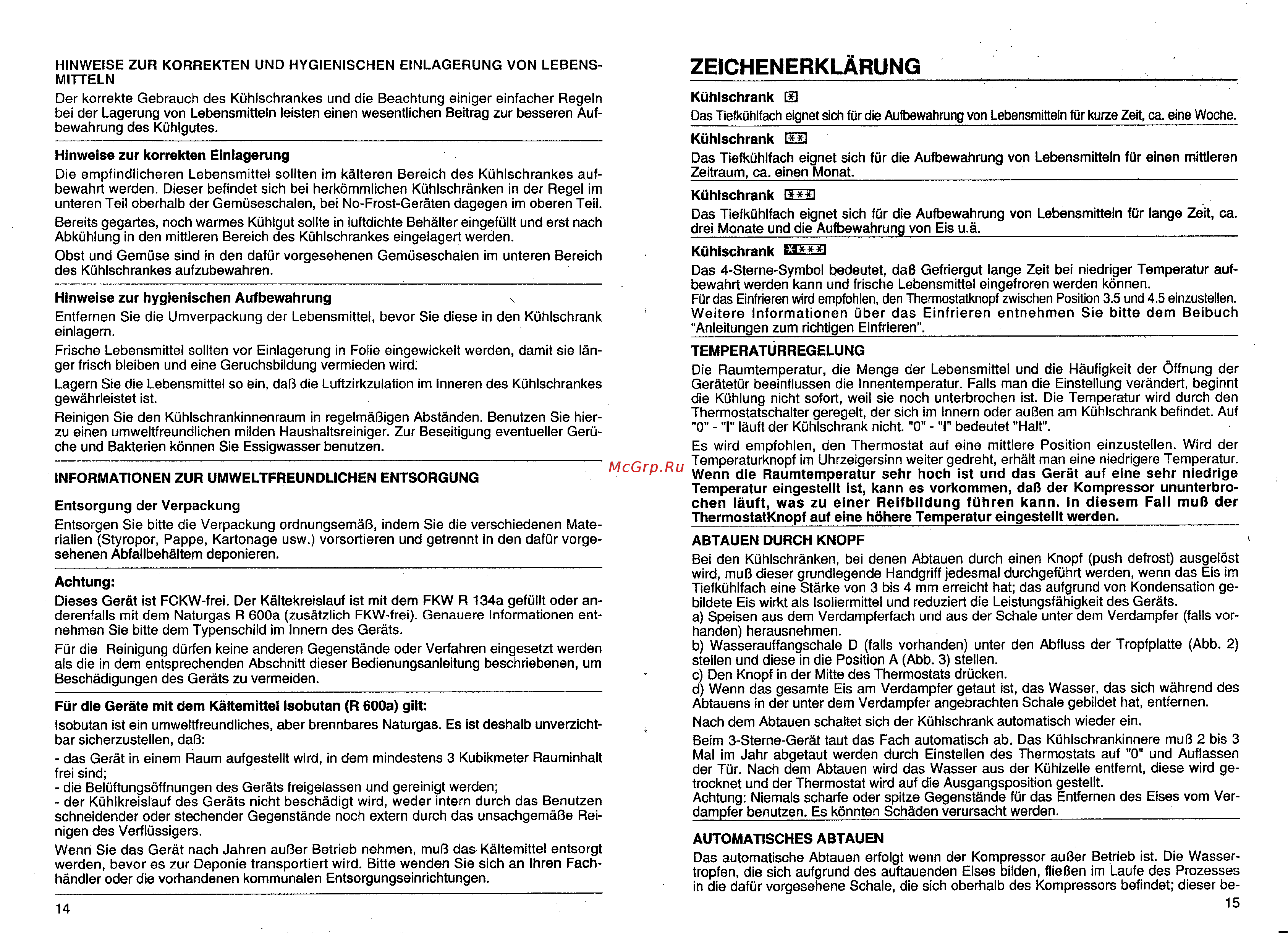Candy FR CPL350 VZ [10/30] Zeichenerklärung