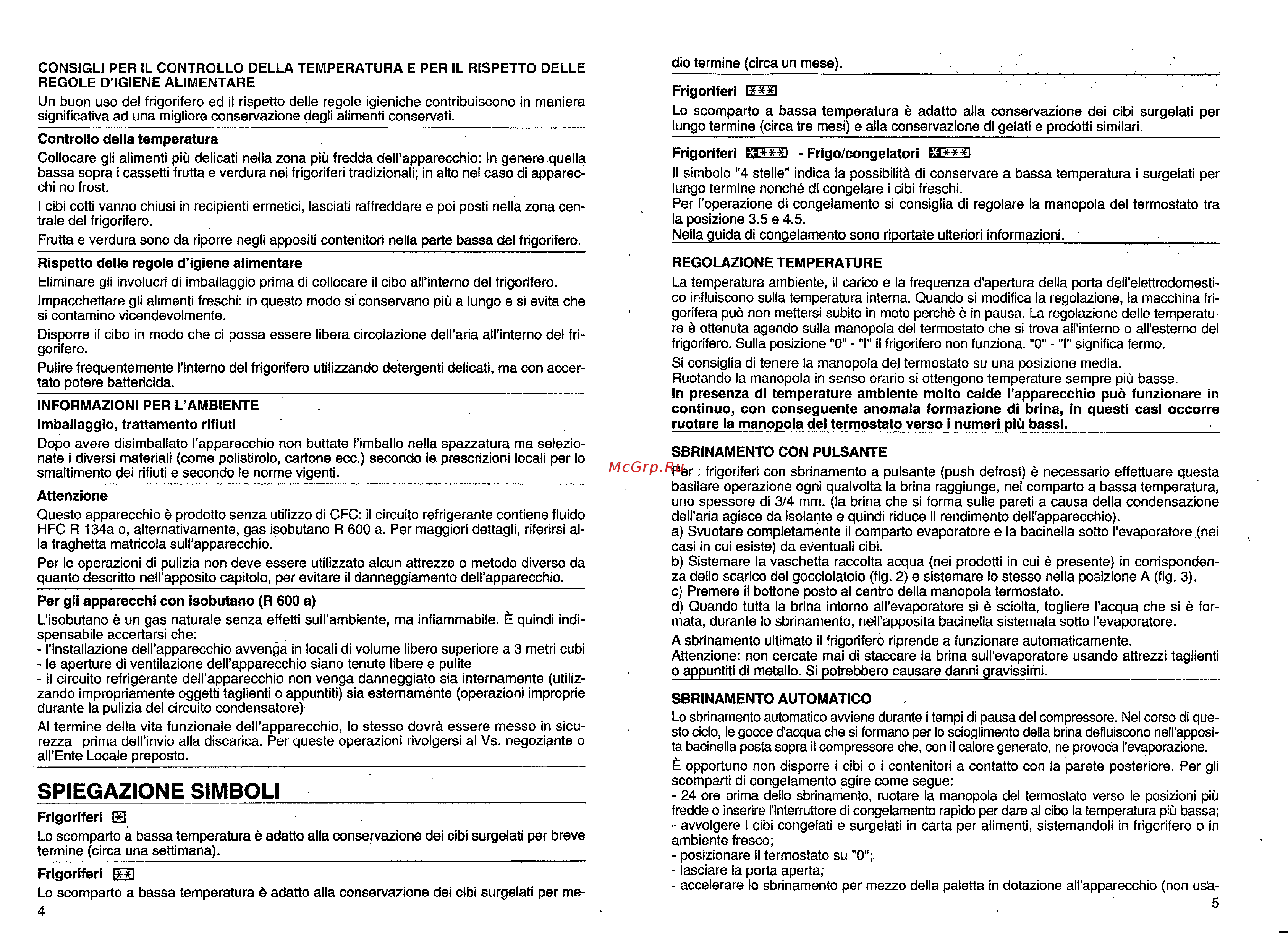 Candy FR CPL350 VZ [4/30] Spiegazione simboli __________