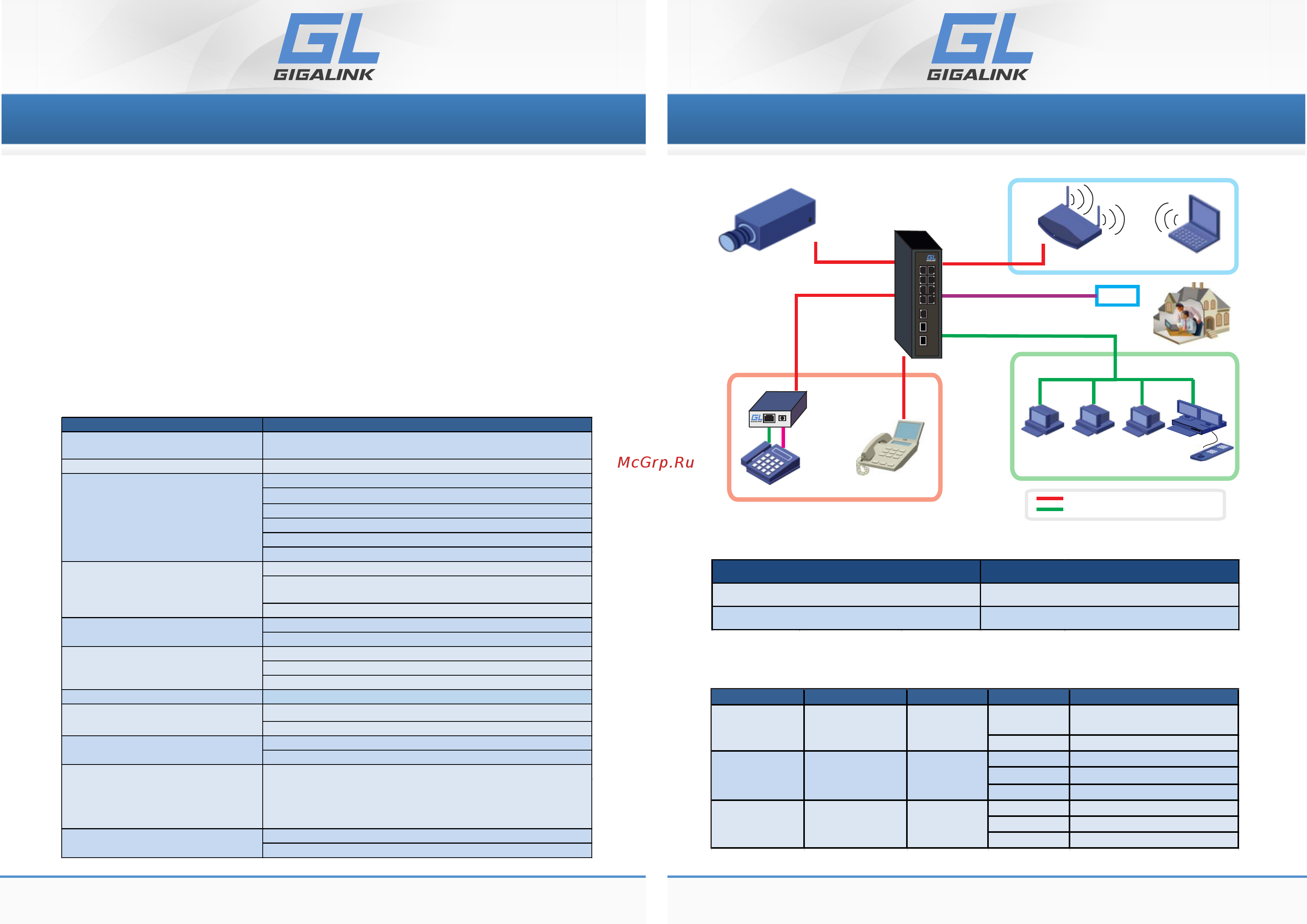 Gigalink GL-SW-F001-08PSG-I(BT) [2/2] Страница 2