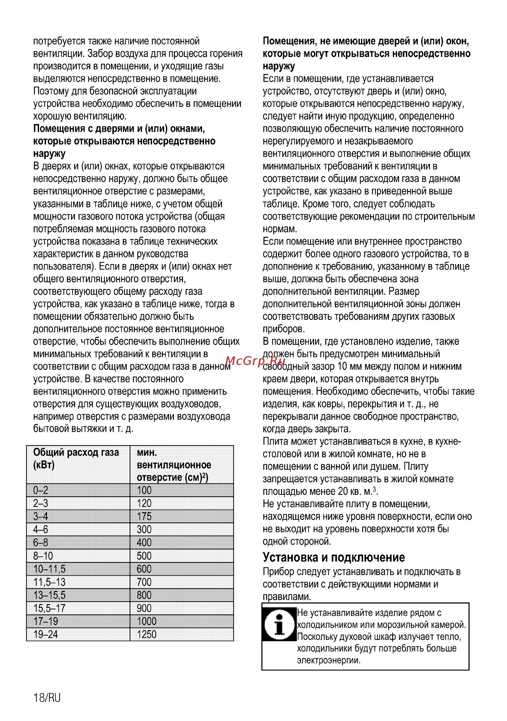 Beko FFSG42012S [46/96] Установка и подключение