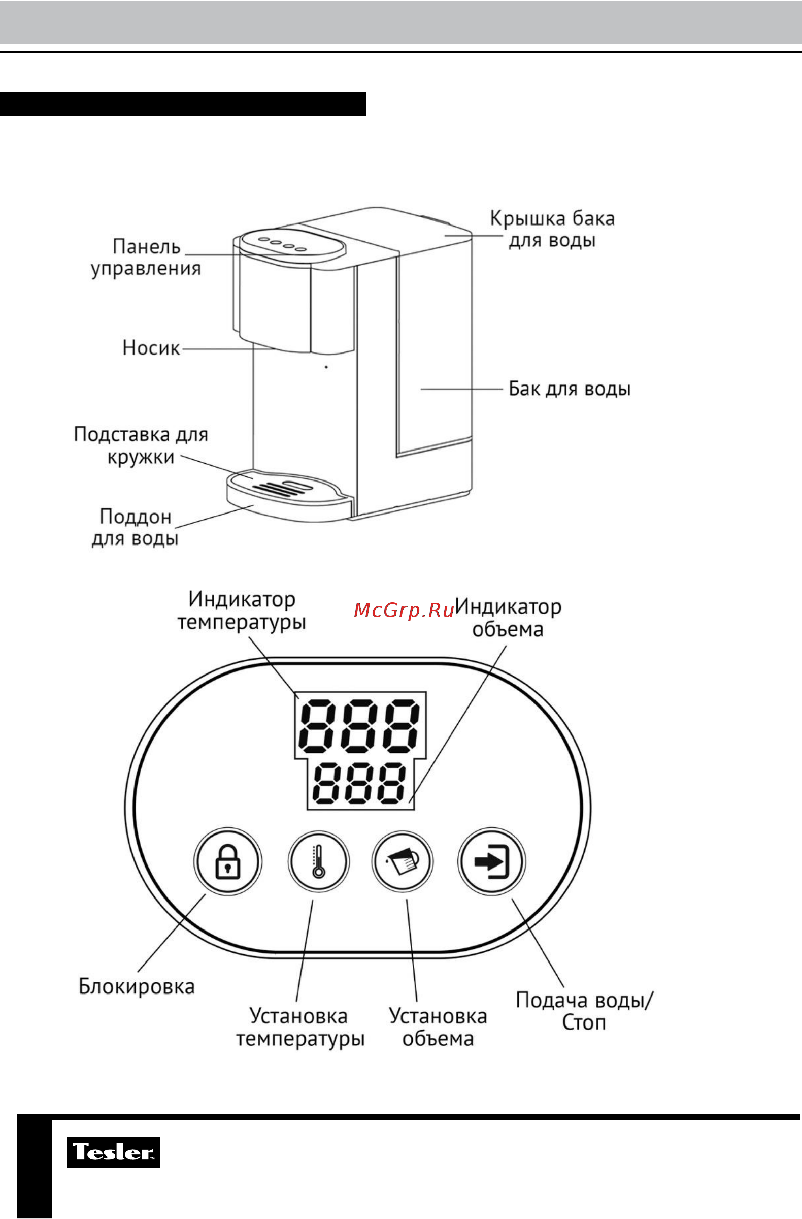 Tesler Intelligence WD-400 [6/13] Чистка и уход