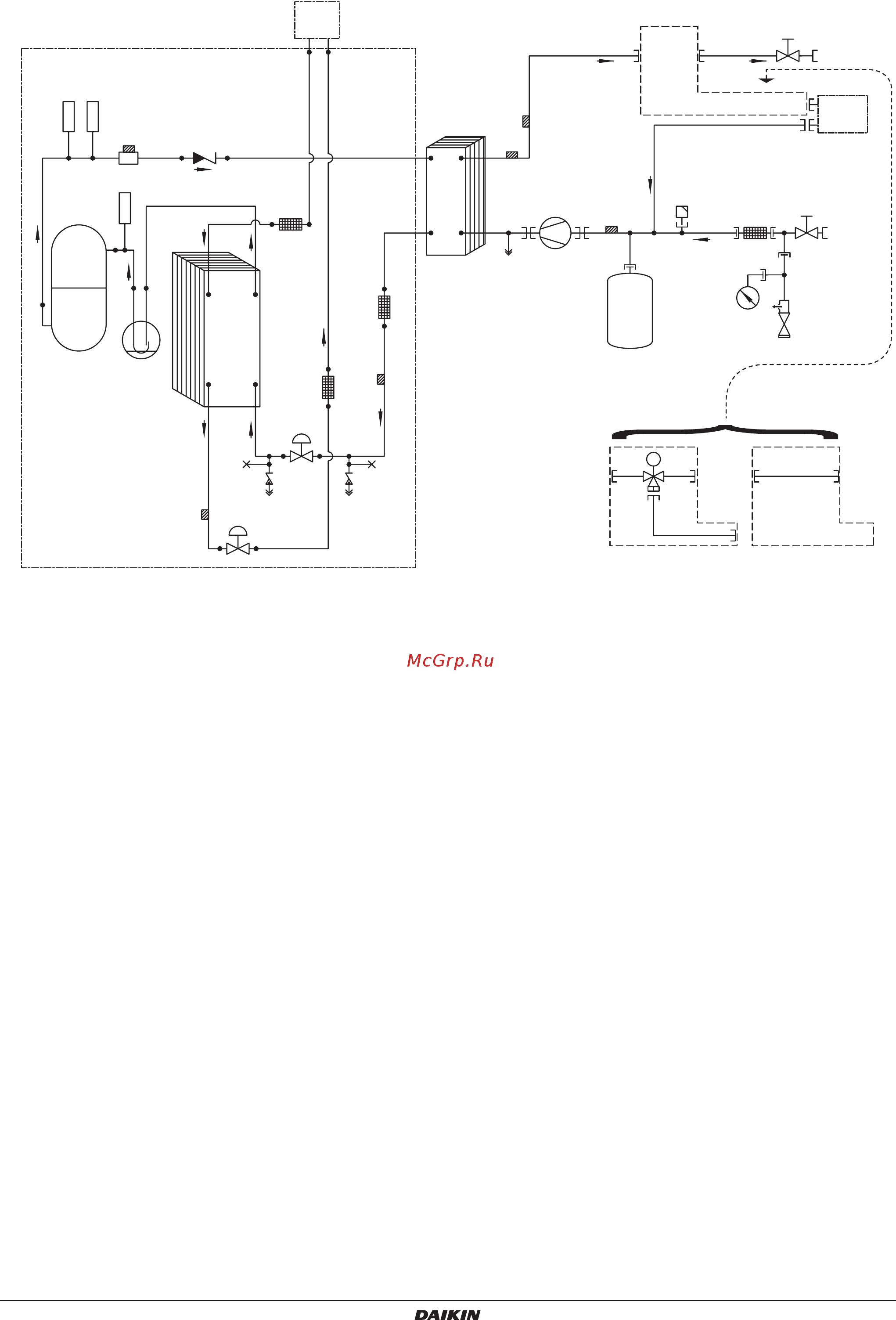 Daikin HXHD125A8V1B [11/64] Функциональная схема блока hxhd125