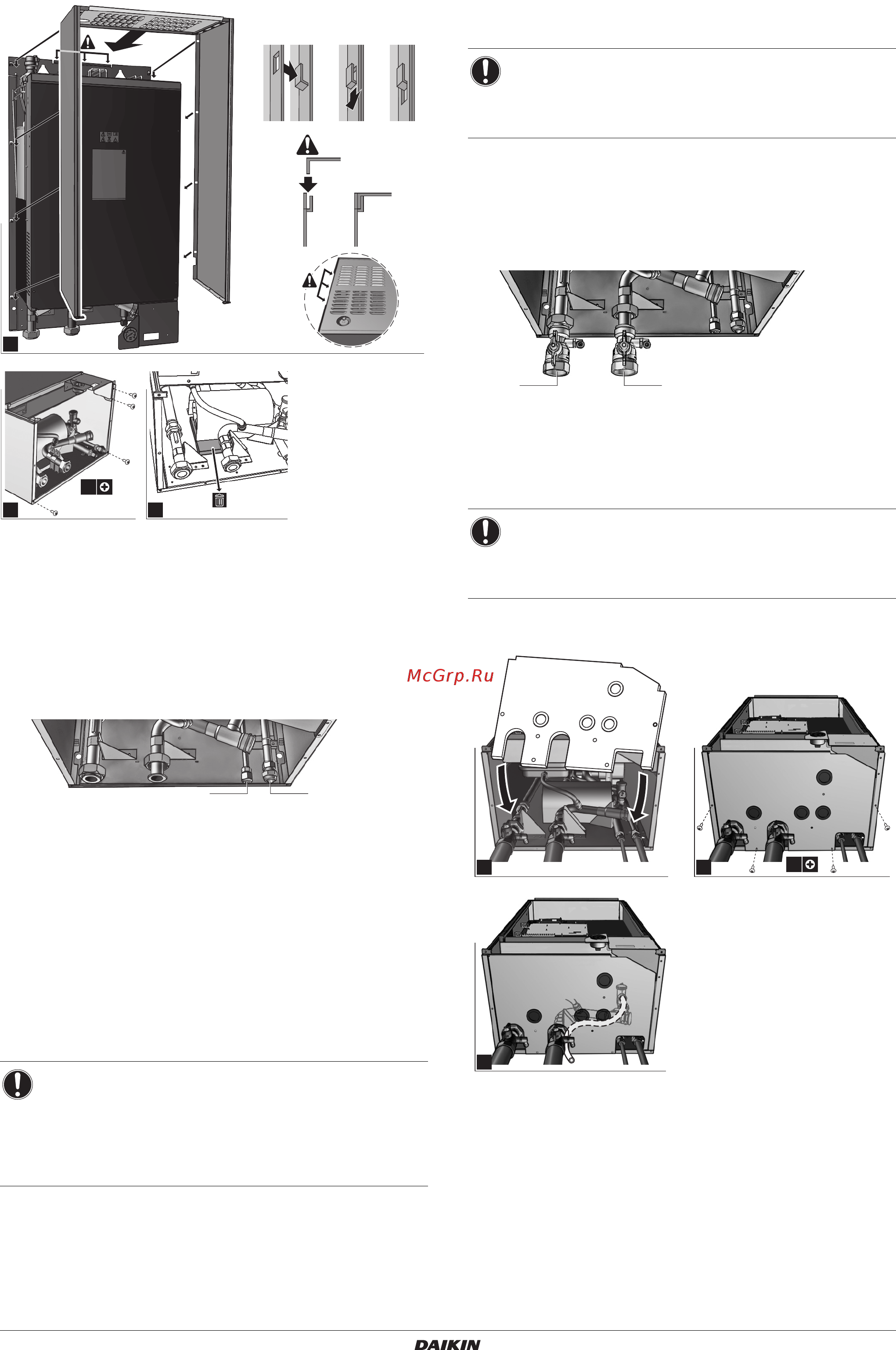 Daikin HXY-A8 [15/52] Соединение трубопроводов воды