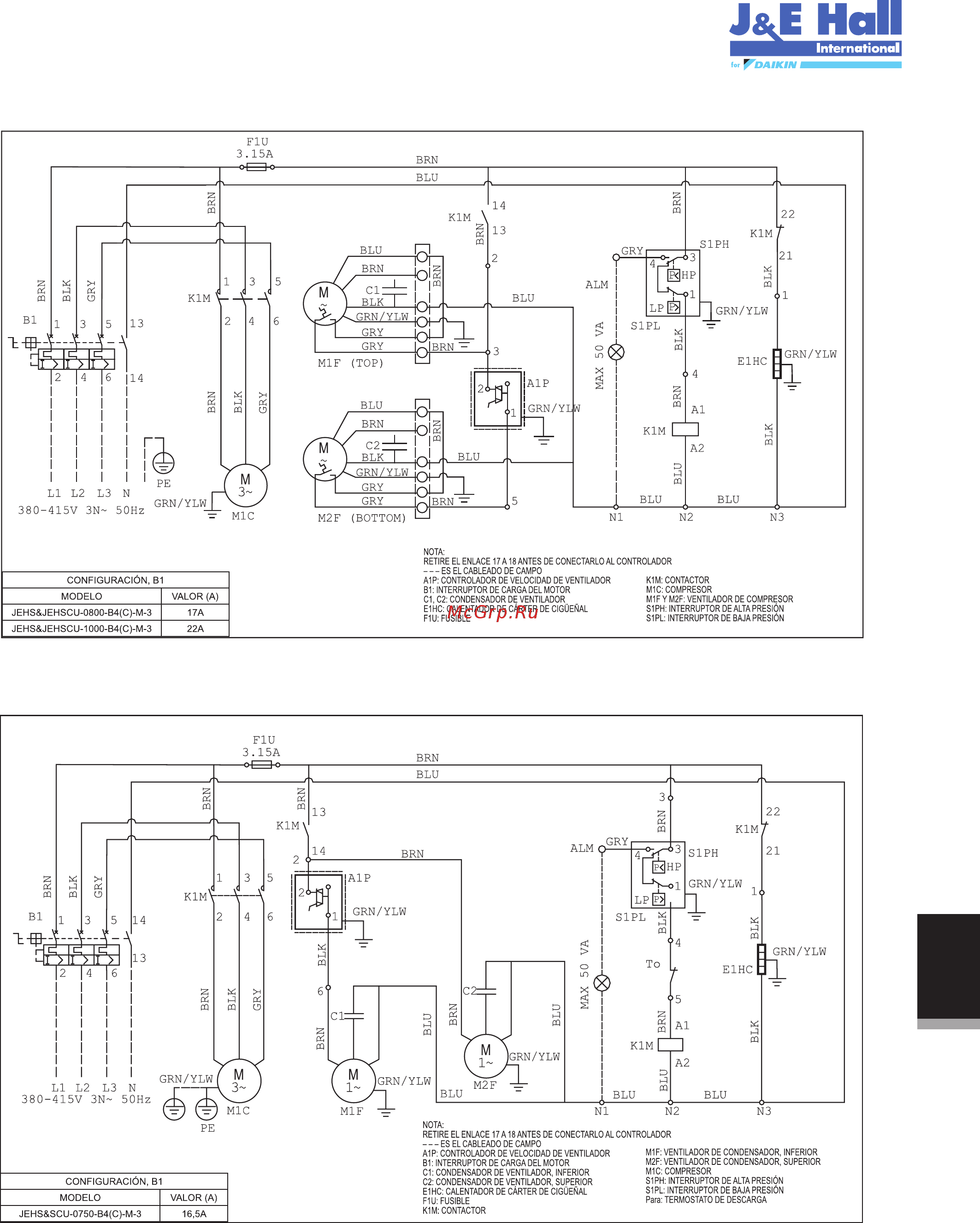 Daikin JEHSCU0600CM3 [117/216] Jehscu0750cl3