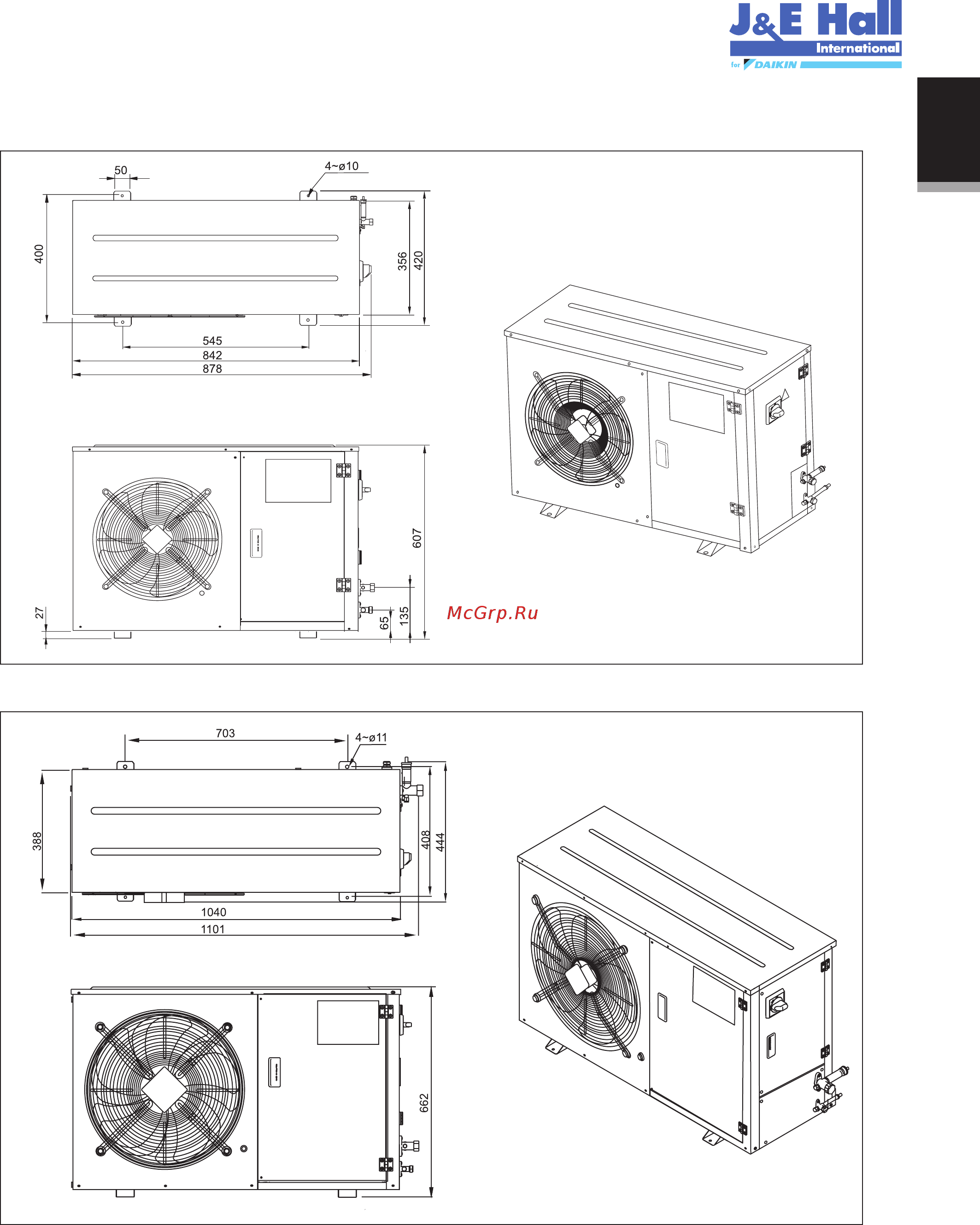 Daikin JEHSCU0200CM3 [13/216] Outline drawings