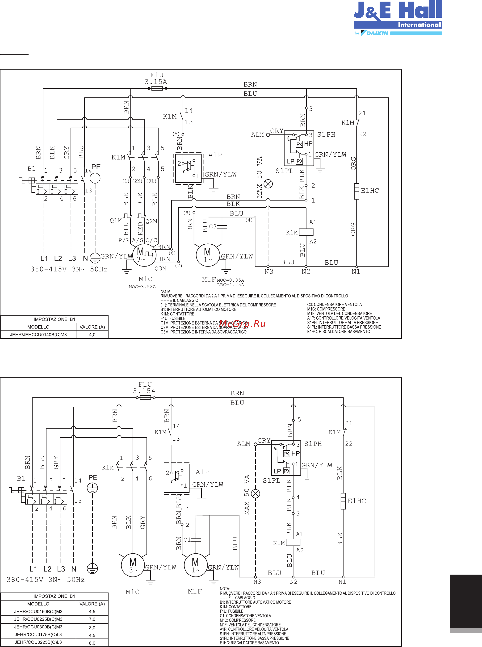 Daikin JEHSCU0200CM3 Инструкция по эксплуатации онлайн [139/216] 594707