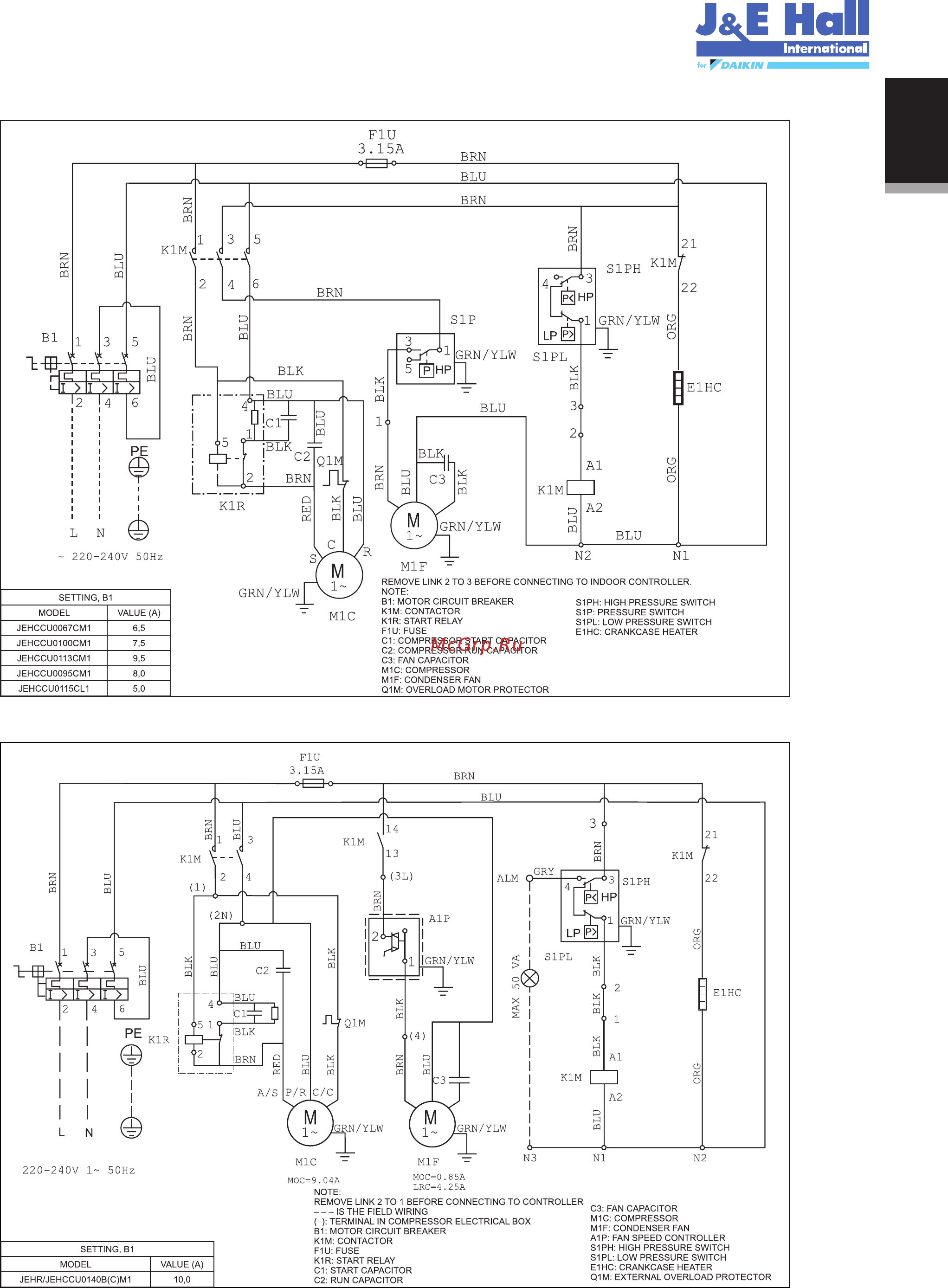 Daikin JEHSCU0200CM3 Инструкция по эксплуатации онлайн [17/216] 594707
