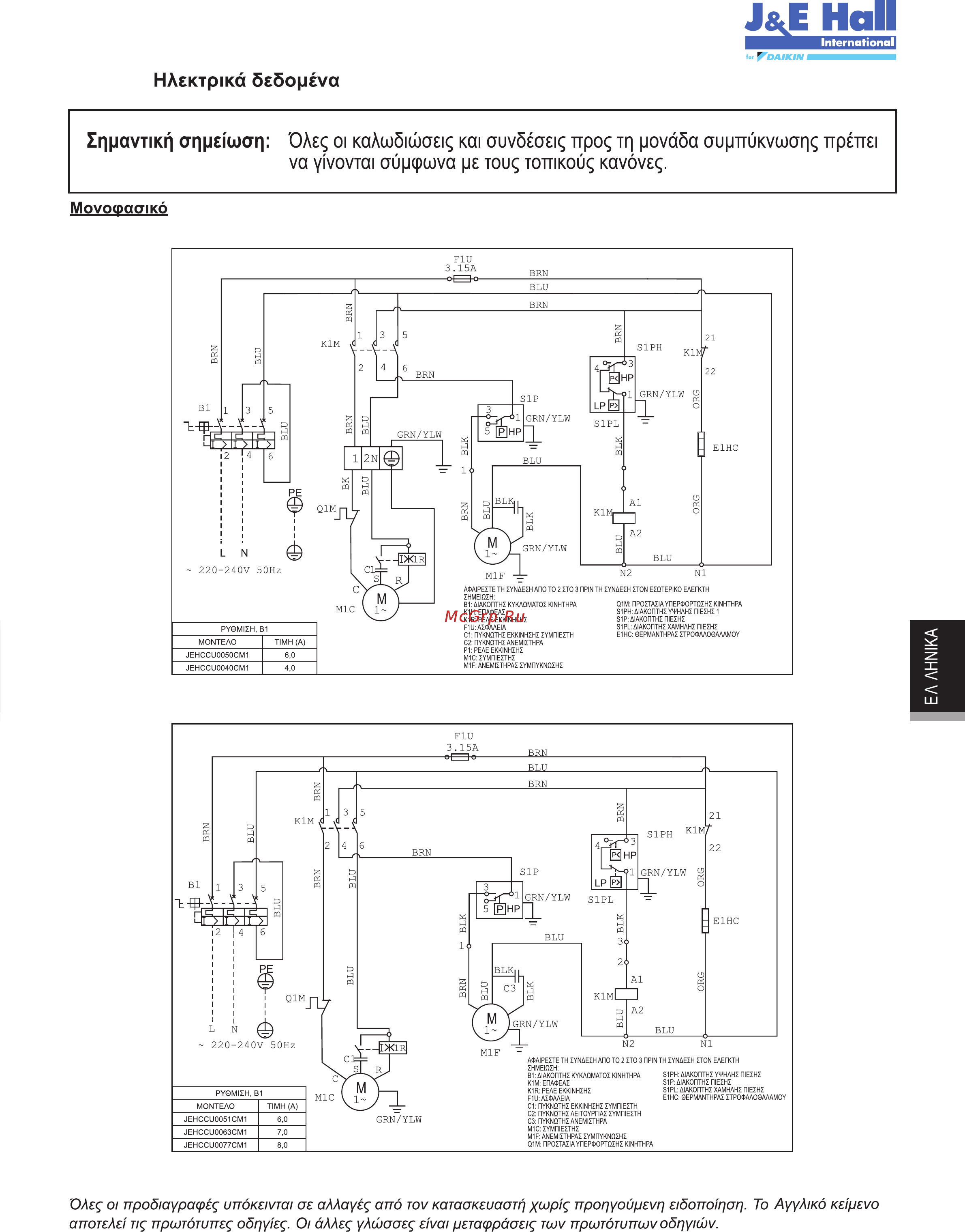 Daikin JEHSCU0200CM3 Инструкция по эксплуатации онлайн [184/216] 594707