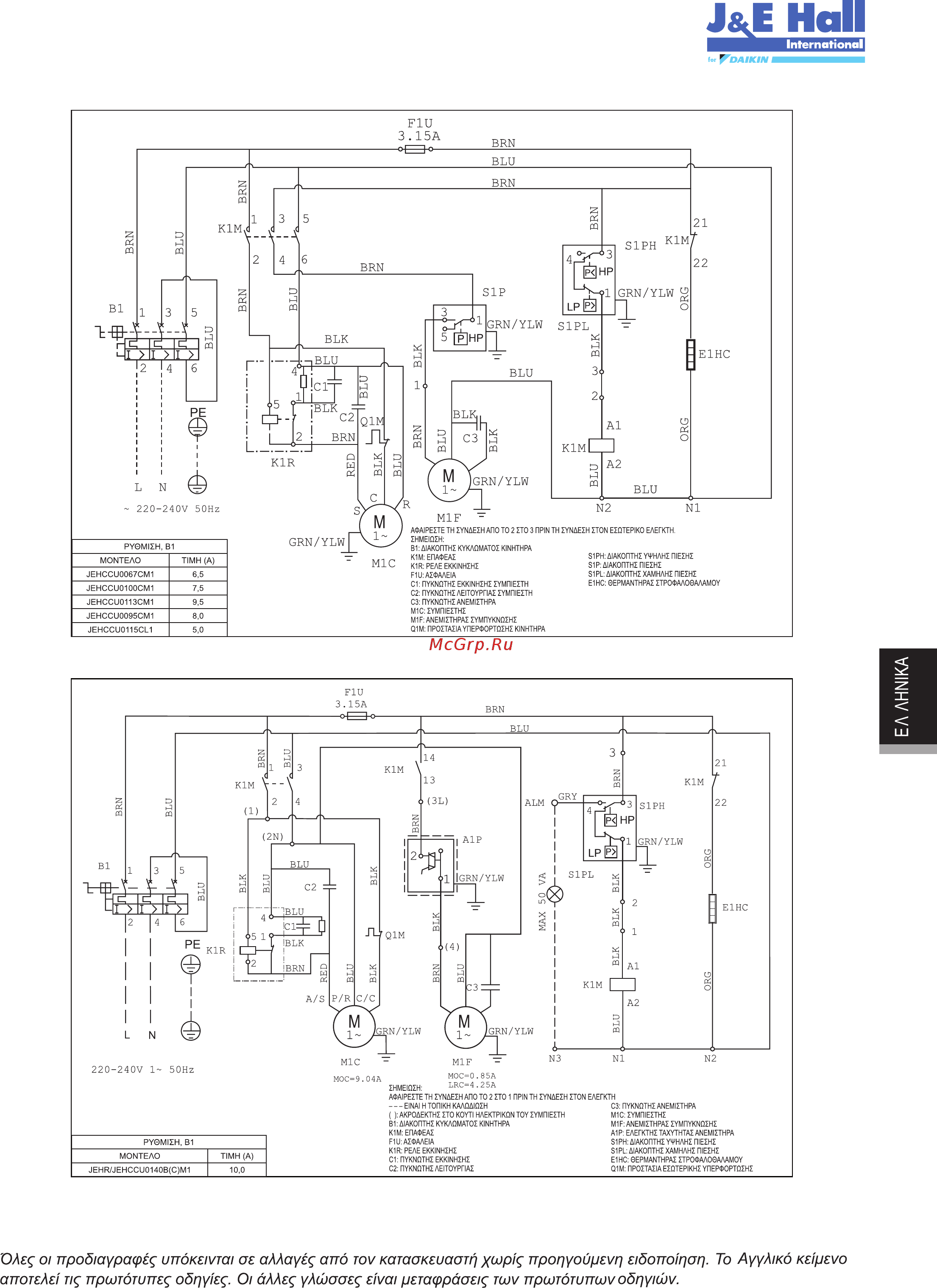 Daikin JEHSCU0200CM3 Инструкция по эксплуатации онлайн [185/216] 594707