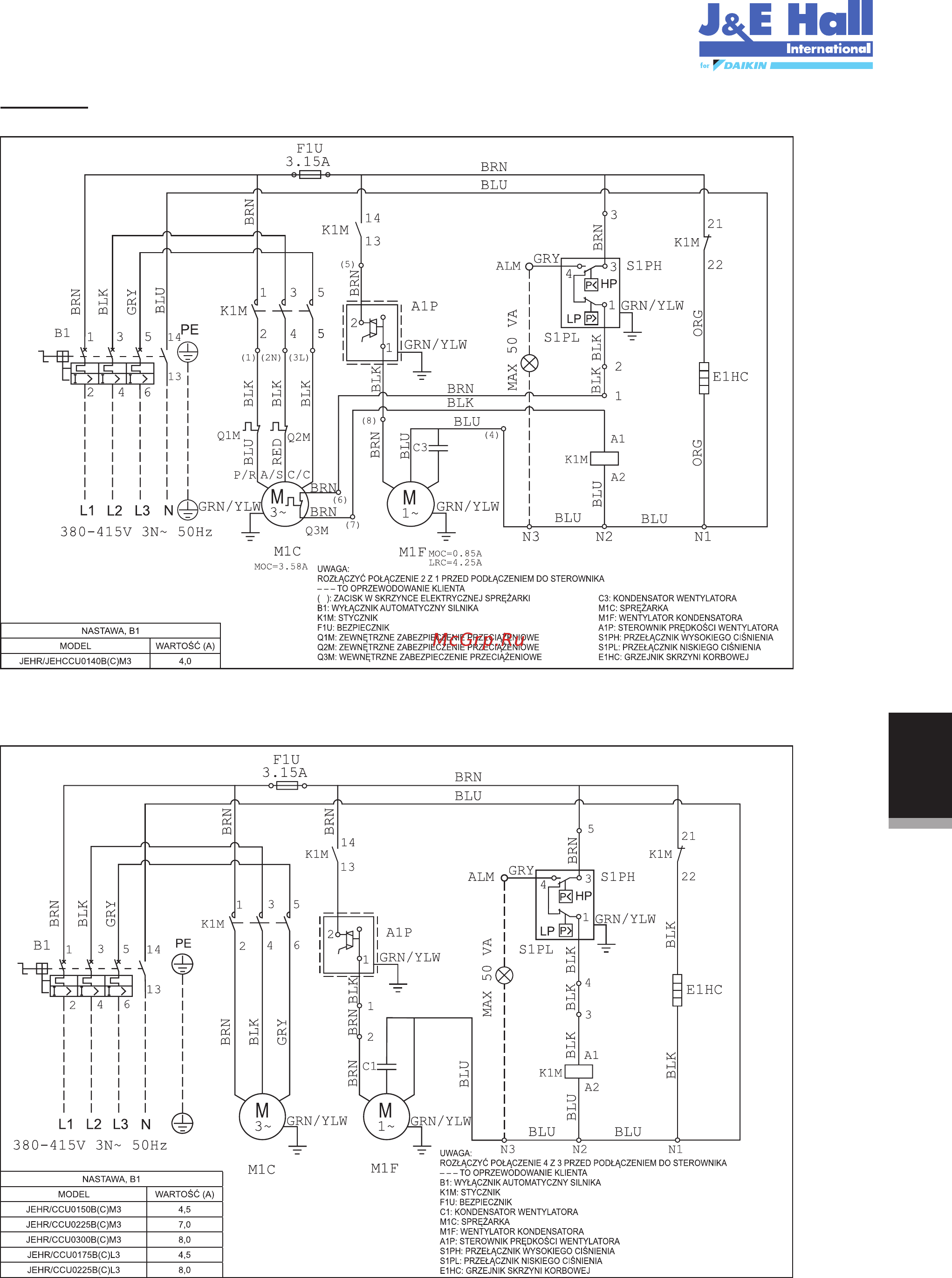 Daikin JEHSCU0200CM3 [211/216] Jehccu0140cm3