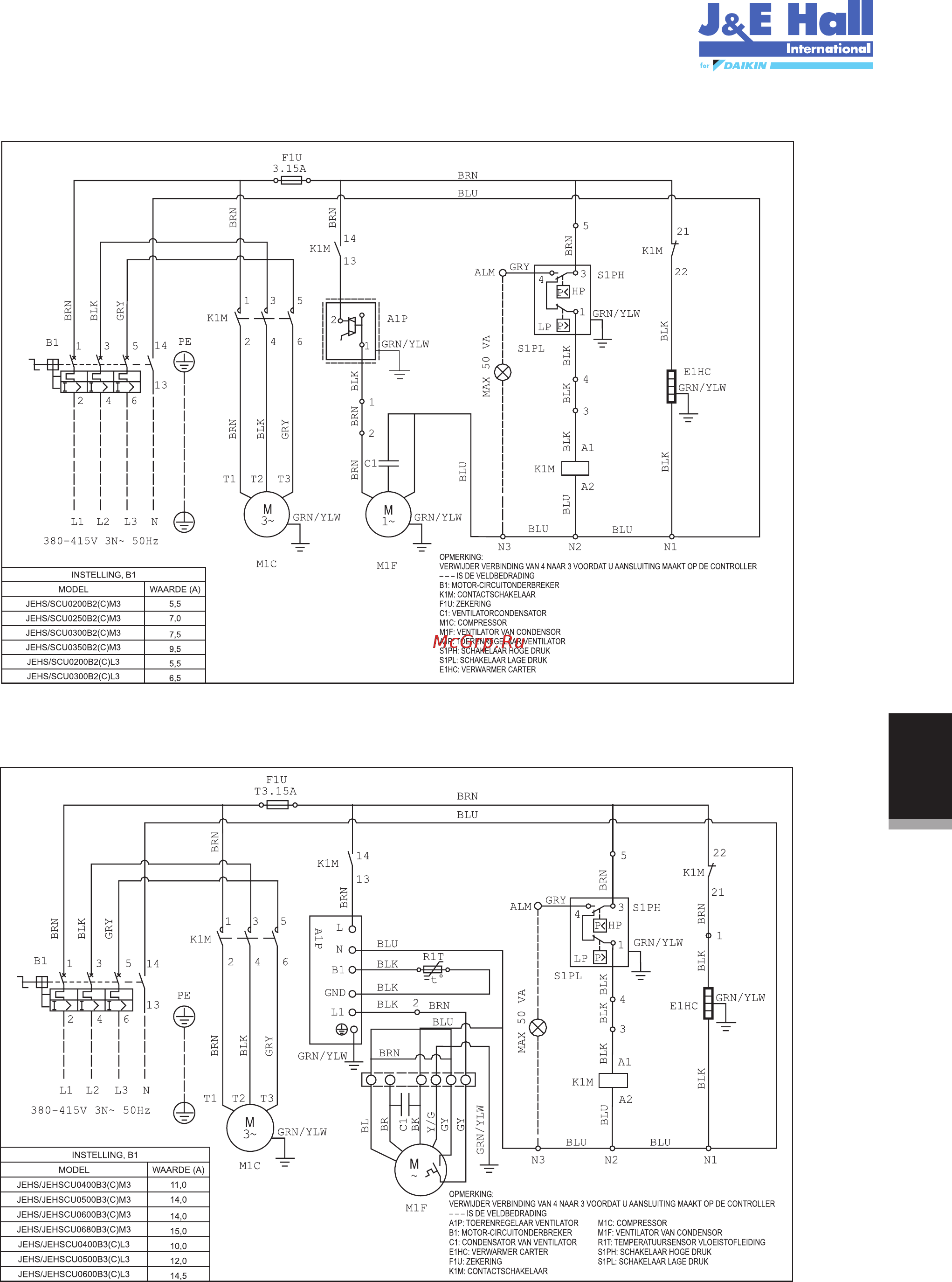 Daikin JEHSCU0500CM3 Инструкция по эксплуатации онлайн [92/216] 594717