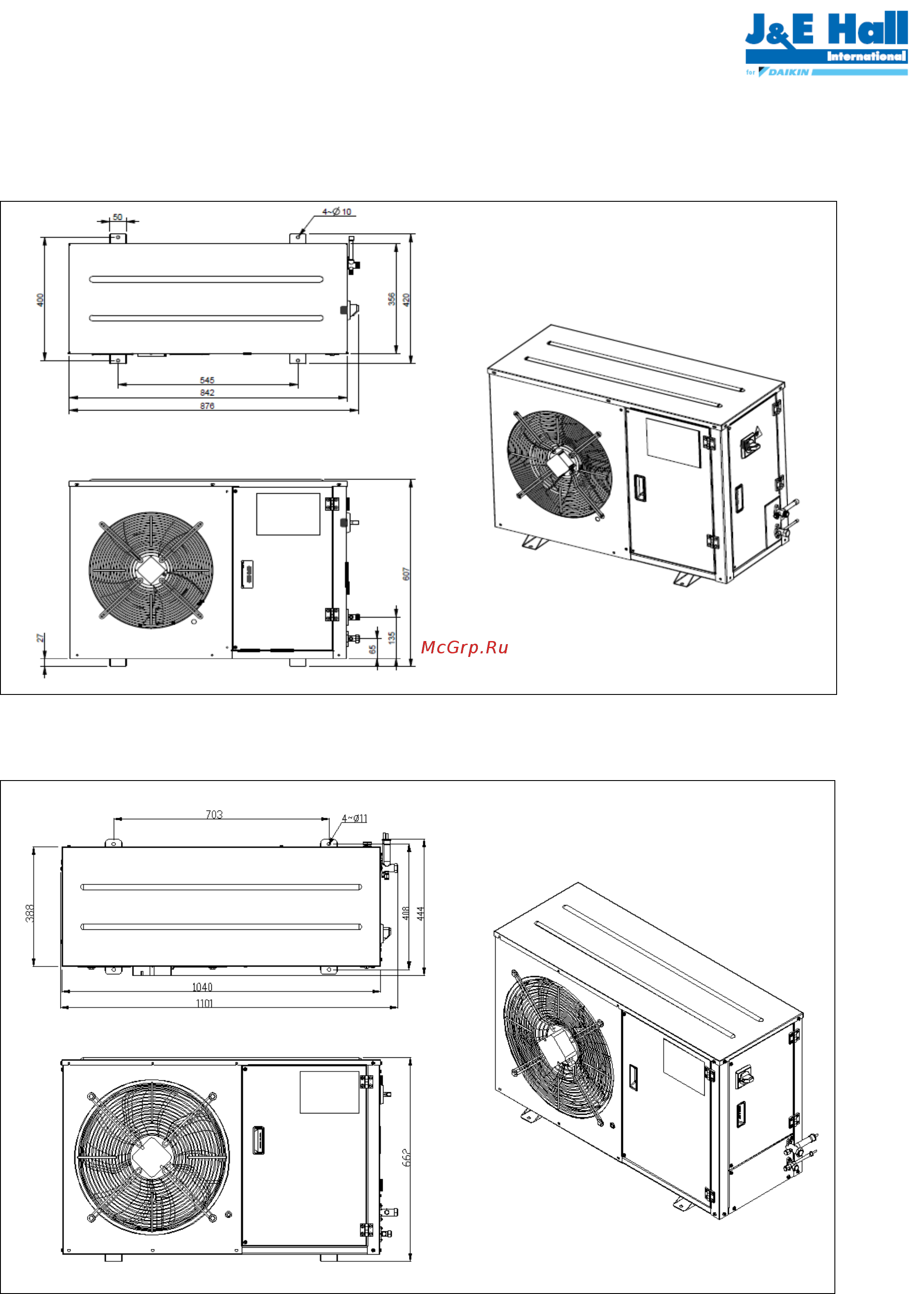 Daikin JEHSCU0200CM3 [56/120] Габаритные чертежи