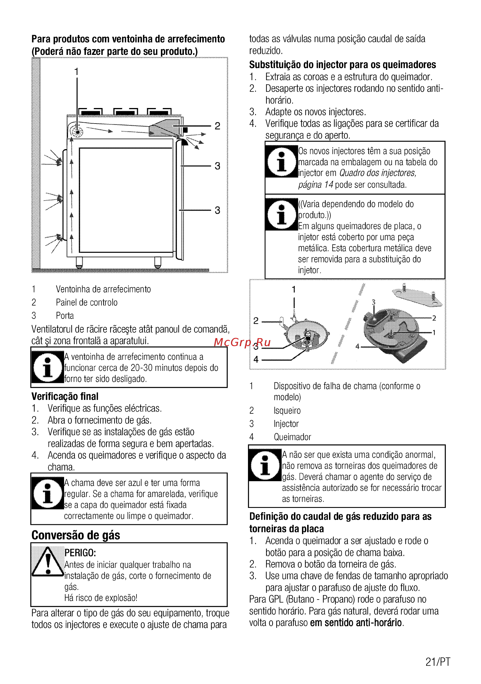 Beko GM15121DX [93/108] Conversáo de gás__________________