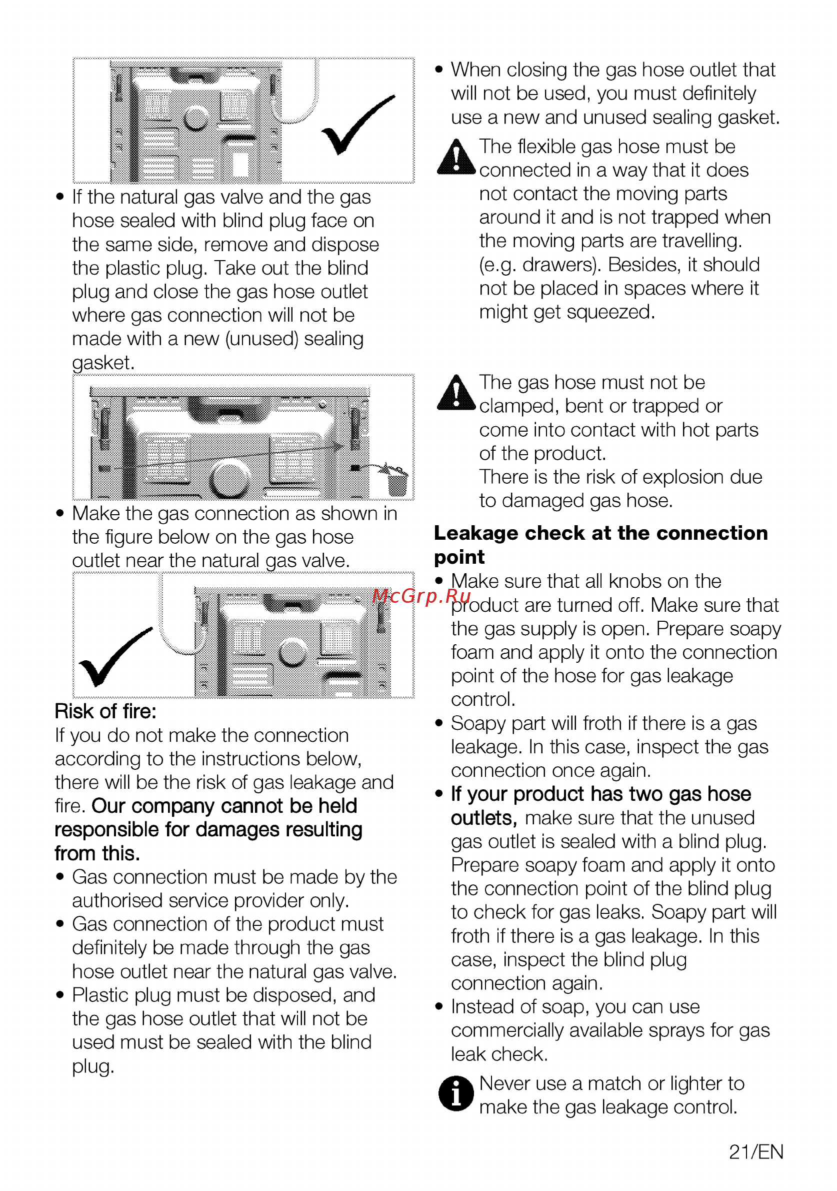 Beko FSE65335DAS [21/104] Our company cannot be held responsible for damages resulting from this