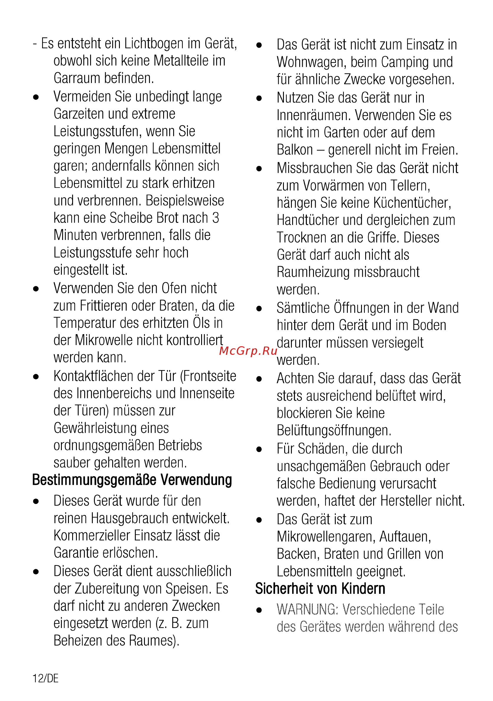 Beko BCW18501X [12/112] Bestimmungsgemäße verwendung