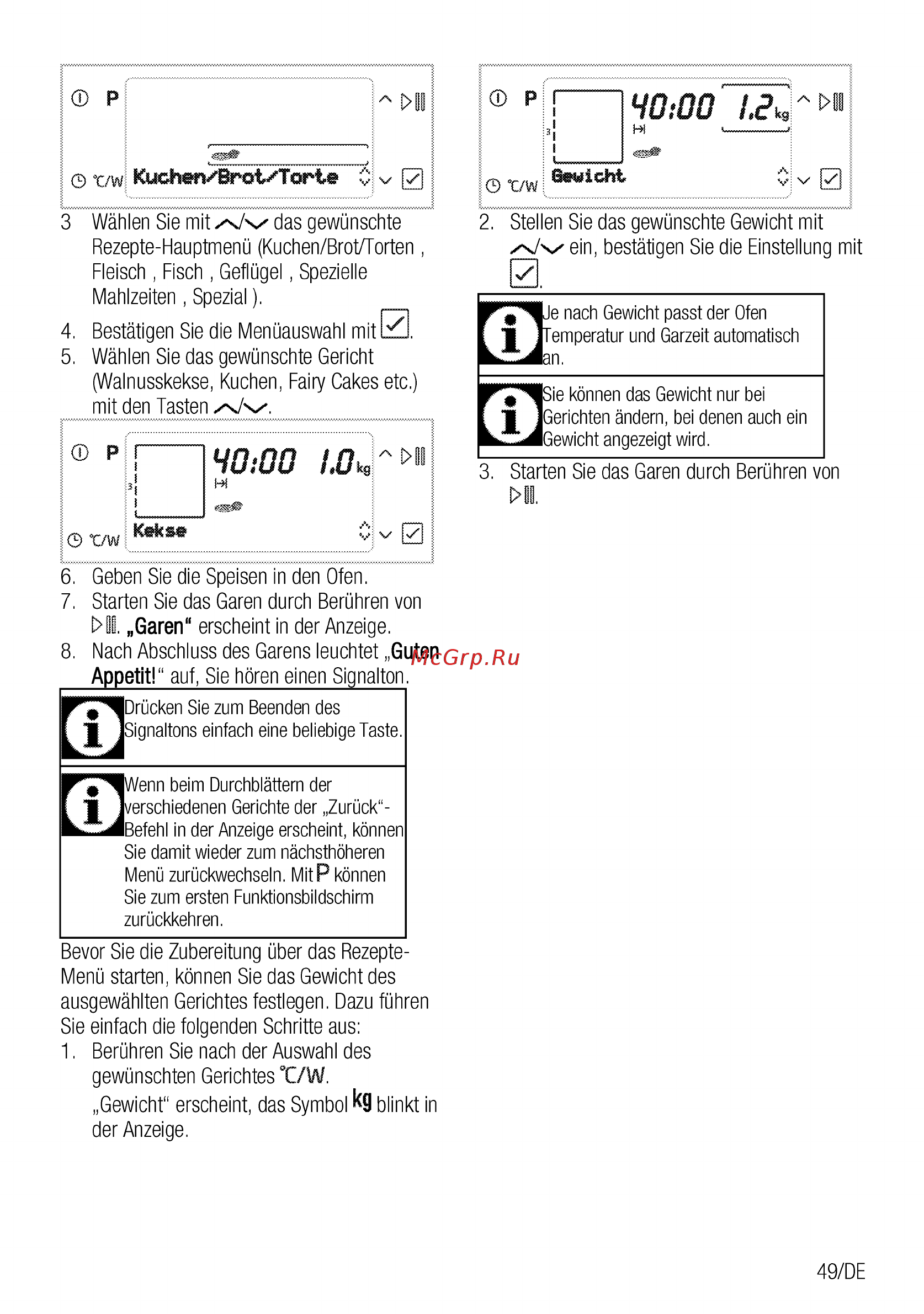 Beko BCW18501X [49/112] Gewicht