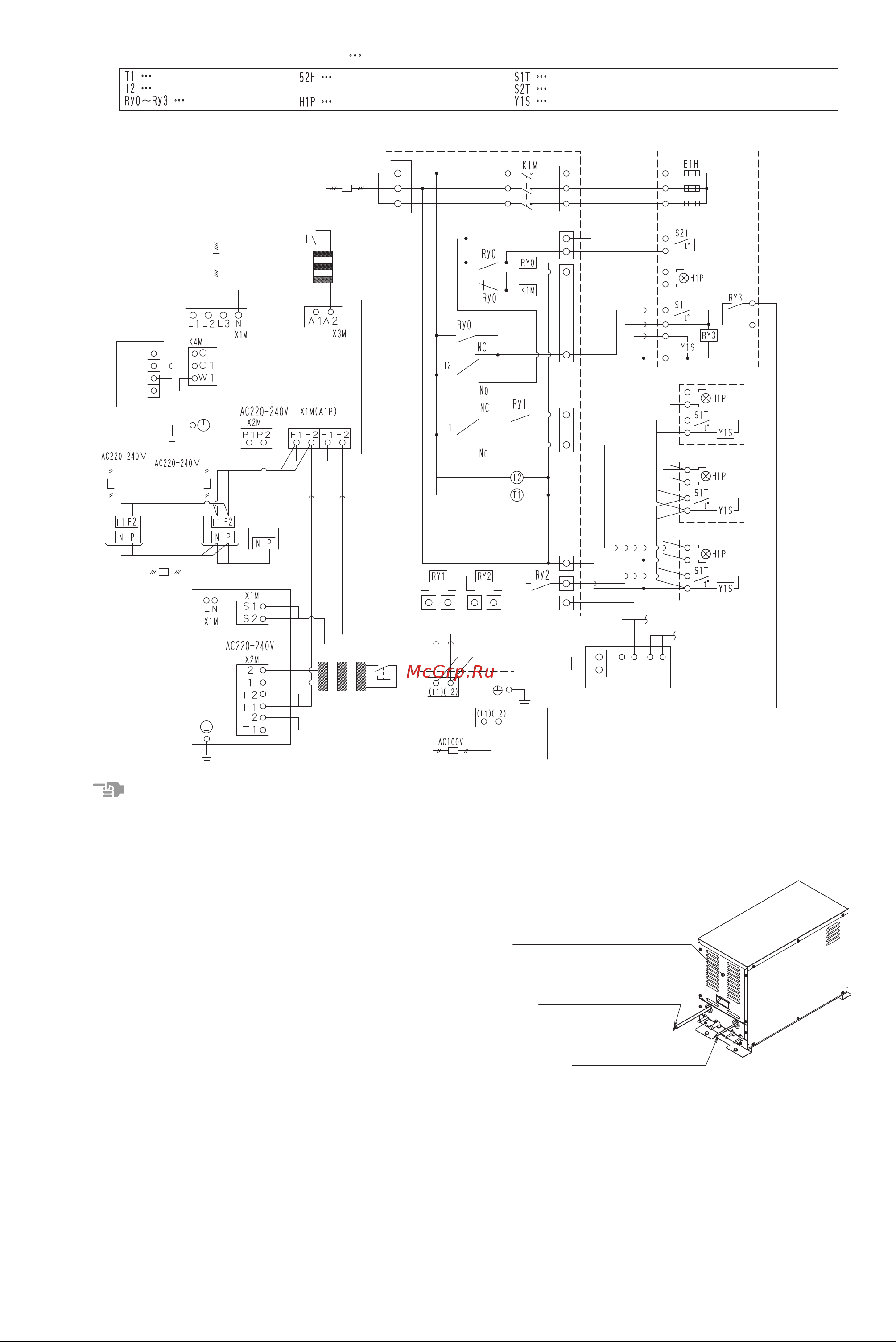 Daikin LCBKQ3AV1 [12/16] 1 образец прокладки электропроводки для всей системы