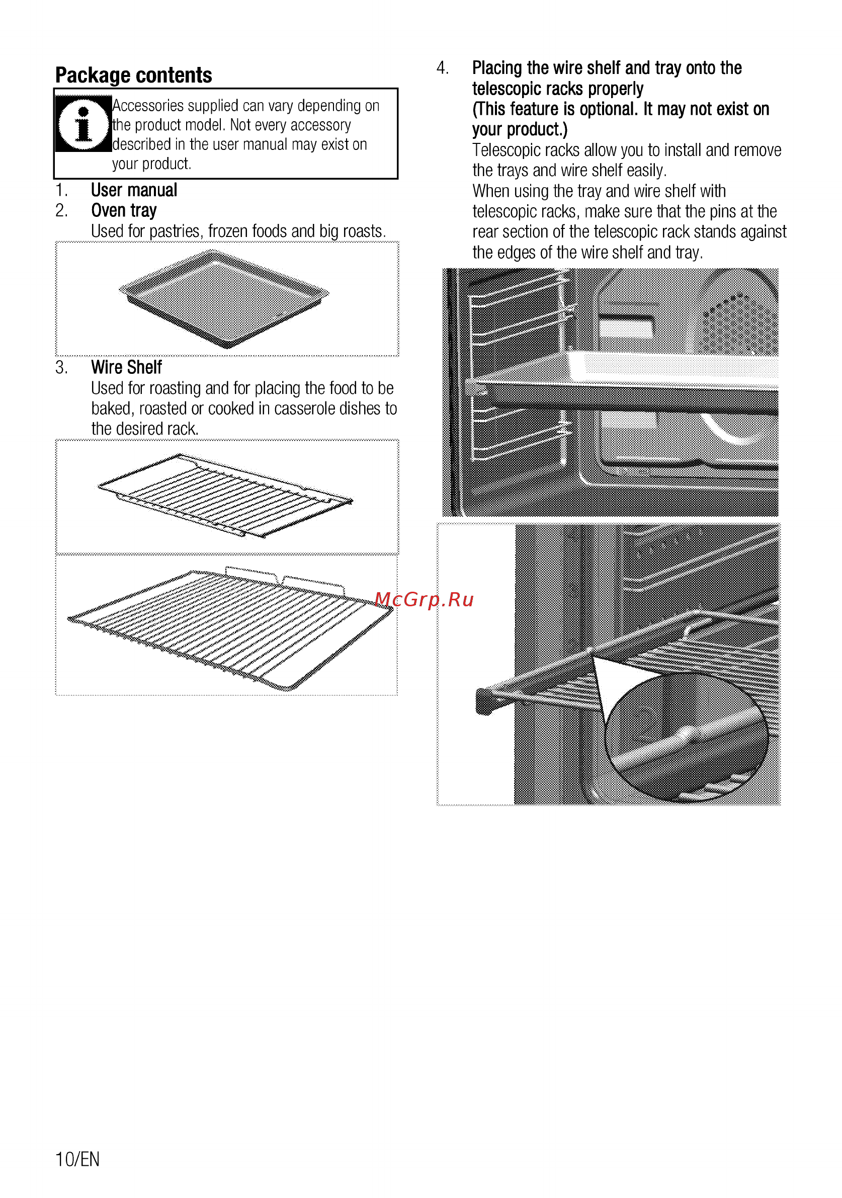 Beko BIC21006M [10/80] Package contents_________________