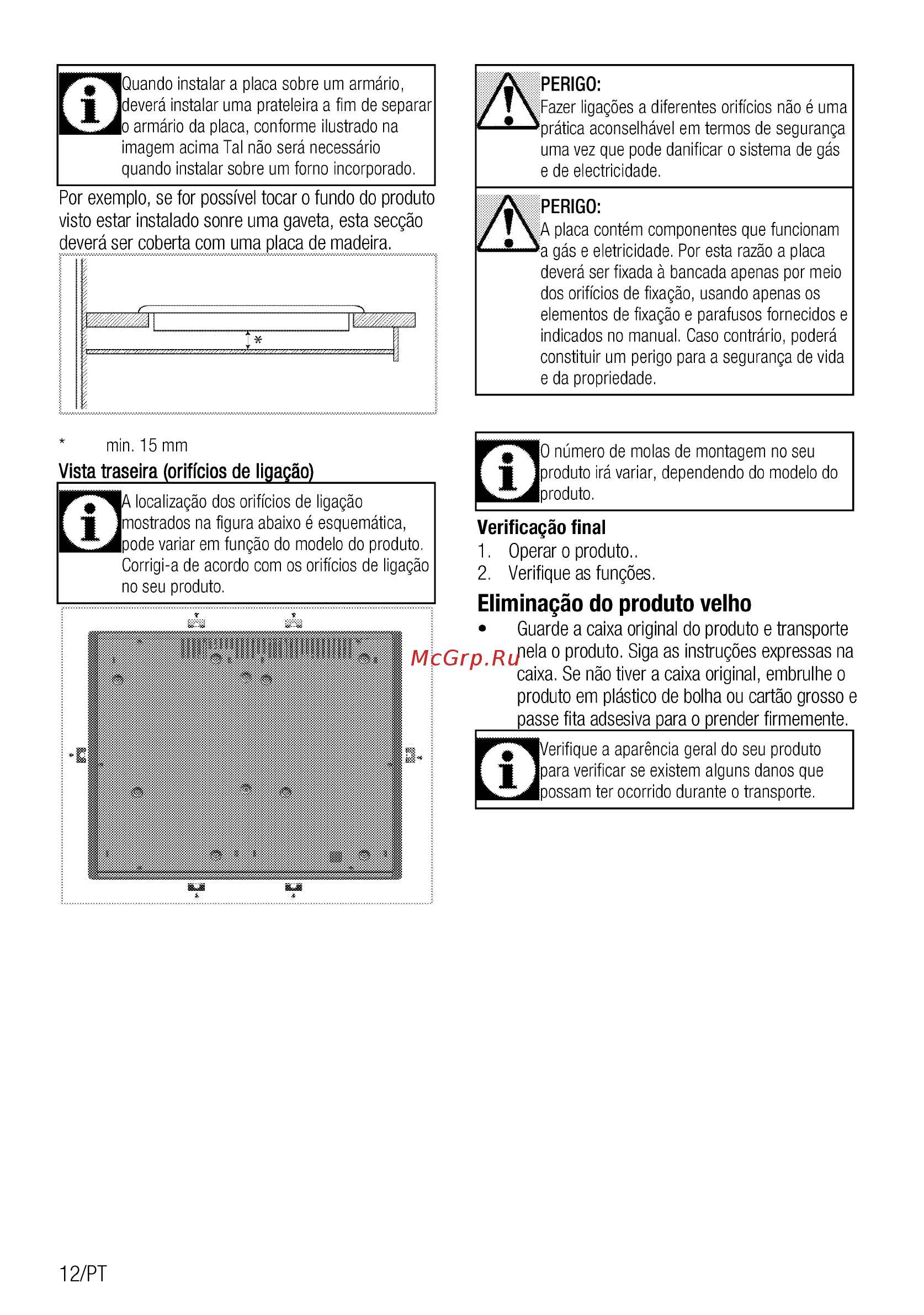 Beko HII64800FHT [12/104] Eliminacáo do produto velho