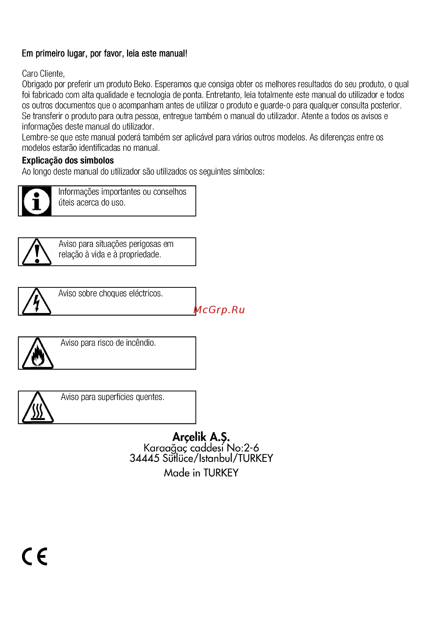 Beko HII64800FHT [2/104] Arçelik a