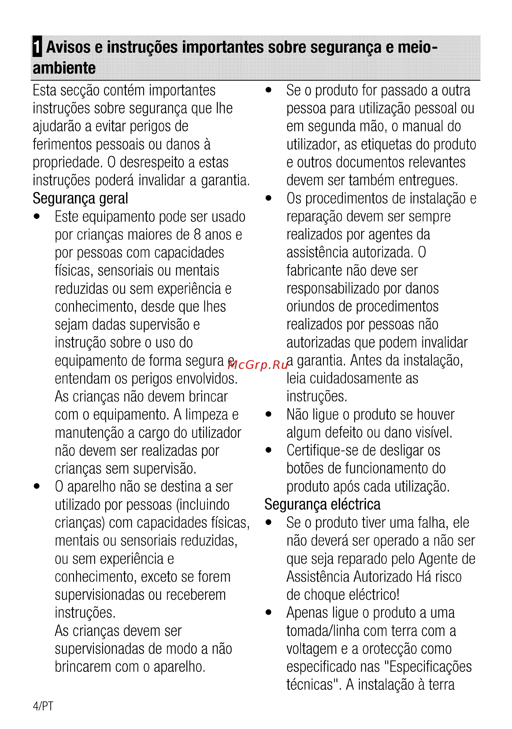 Beko HII64800FHT [4/104] Q avisos e instruçôes importantes sobre segurança e meio