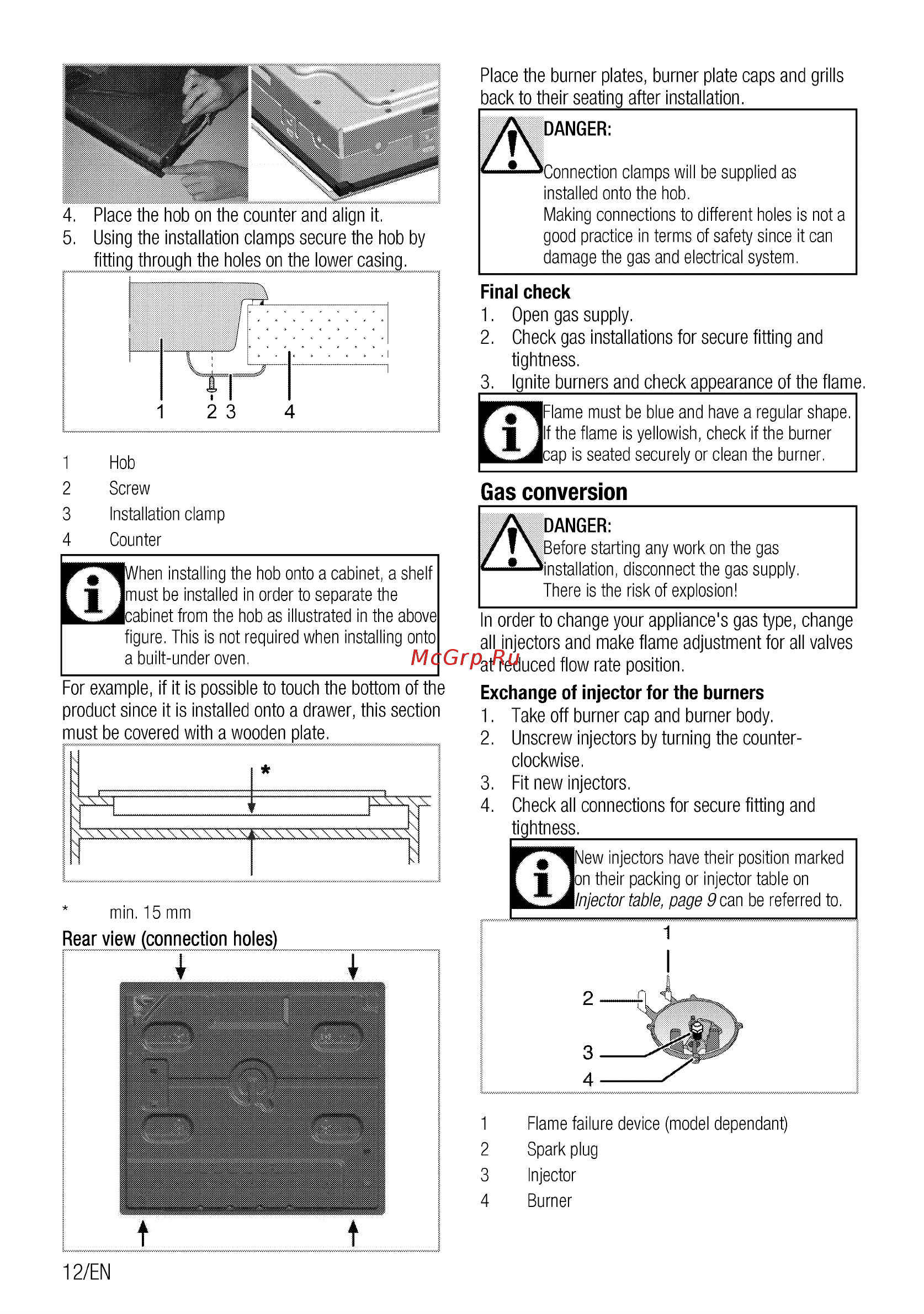 Beko HISG64222SBR [12/60] Table page