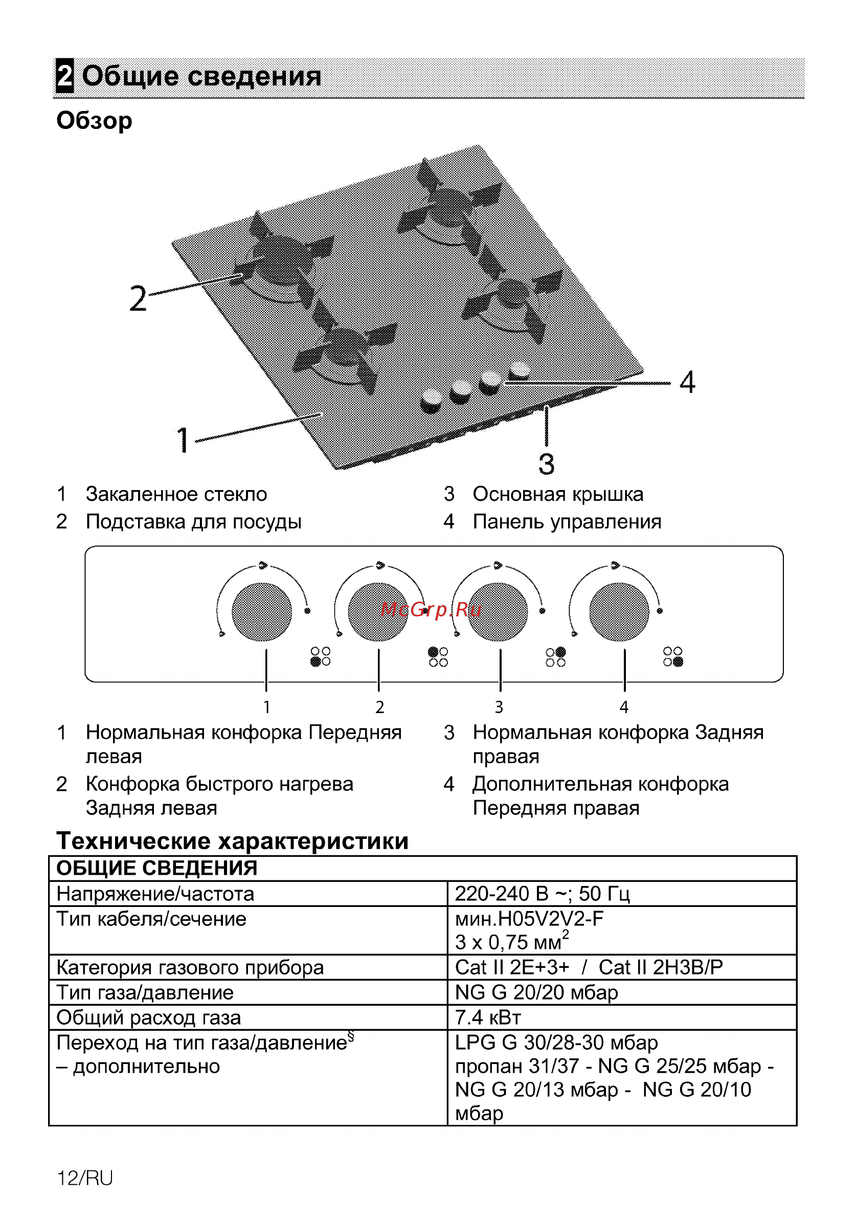 Beko HING 642202 SB [40/56] Технические характеристики