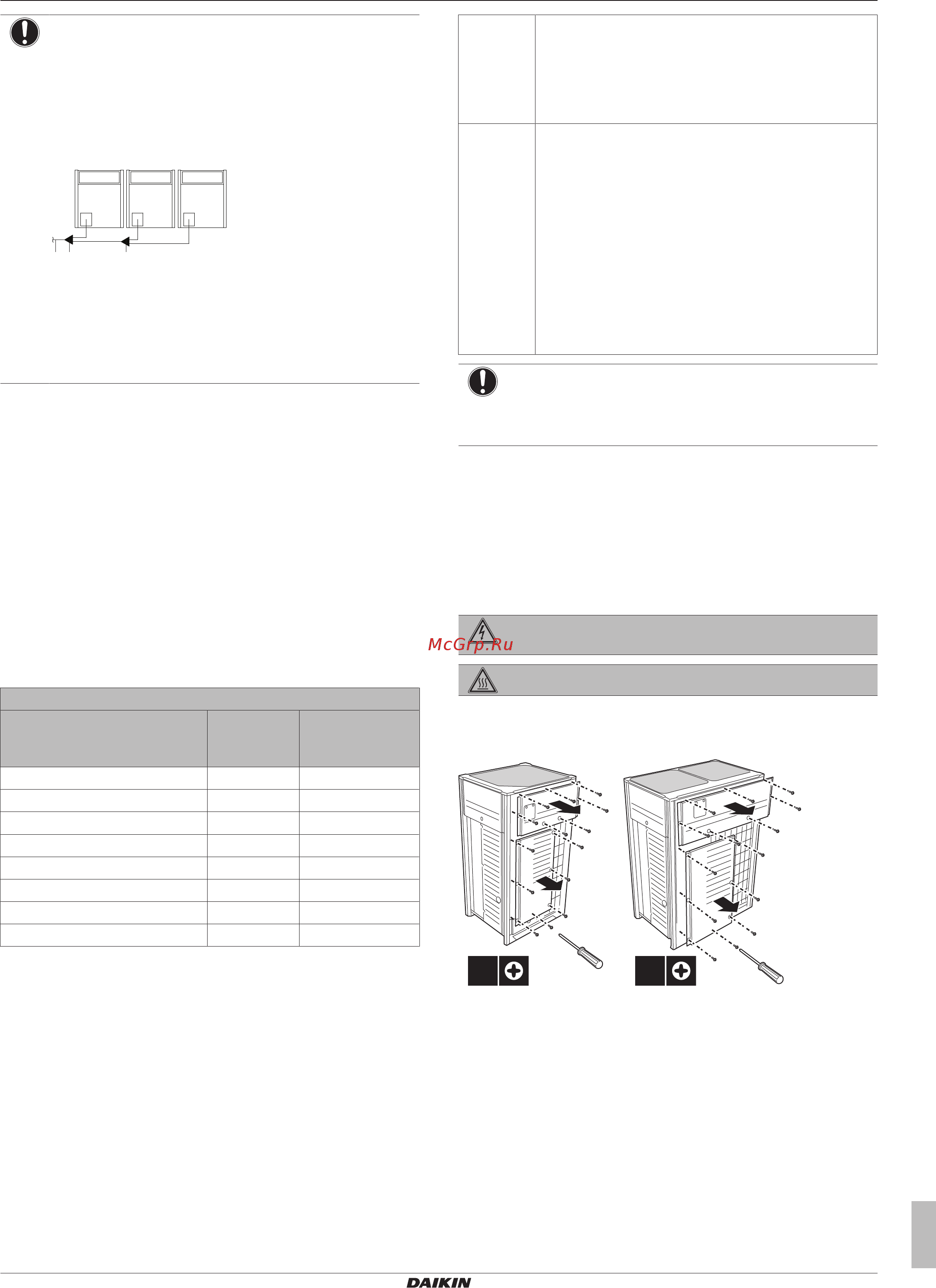 Daikin REYQ12T7Y1B [11/52] Монтаж