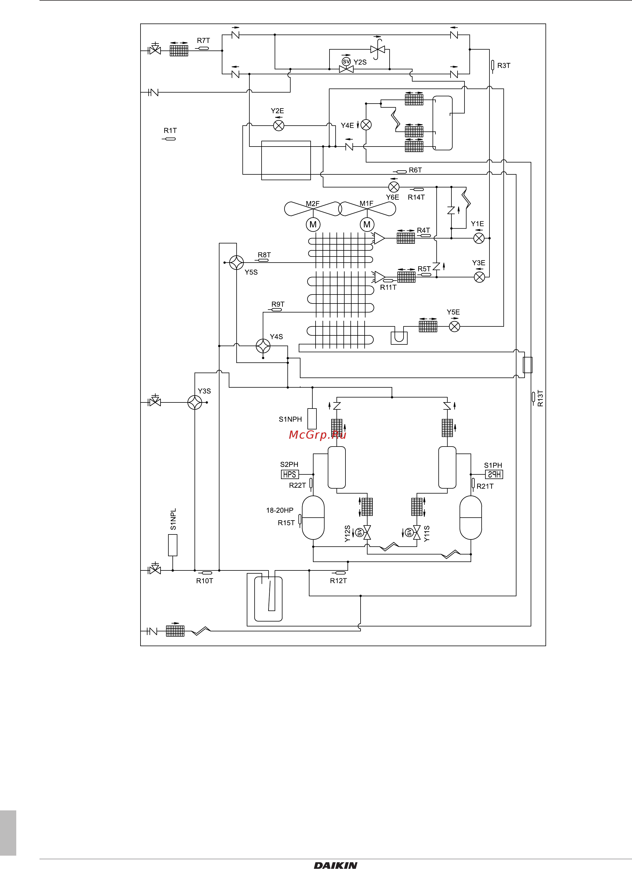 Daikin REYQ18T7Y1B [40/52] Технические данные