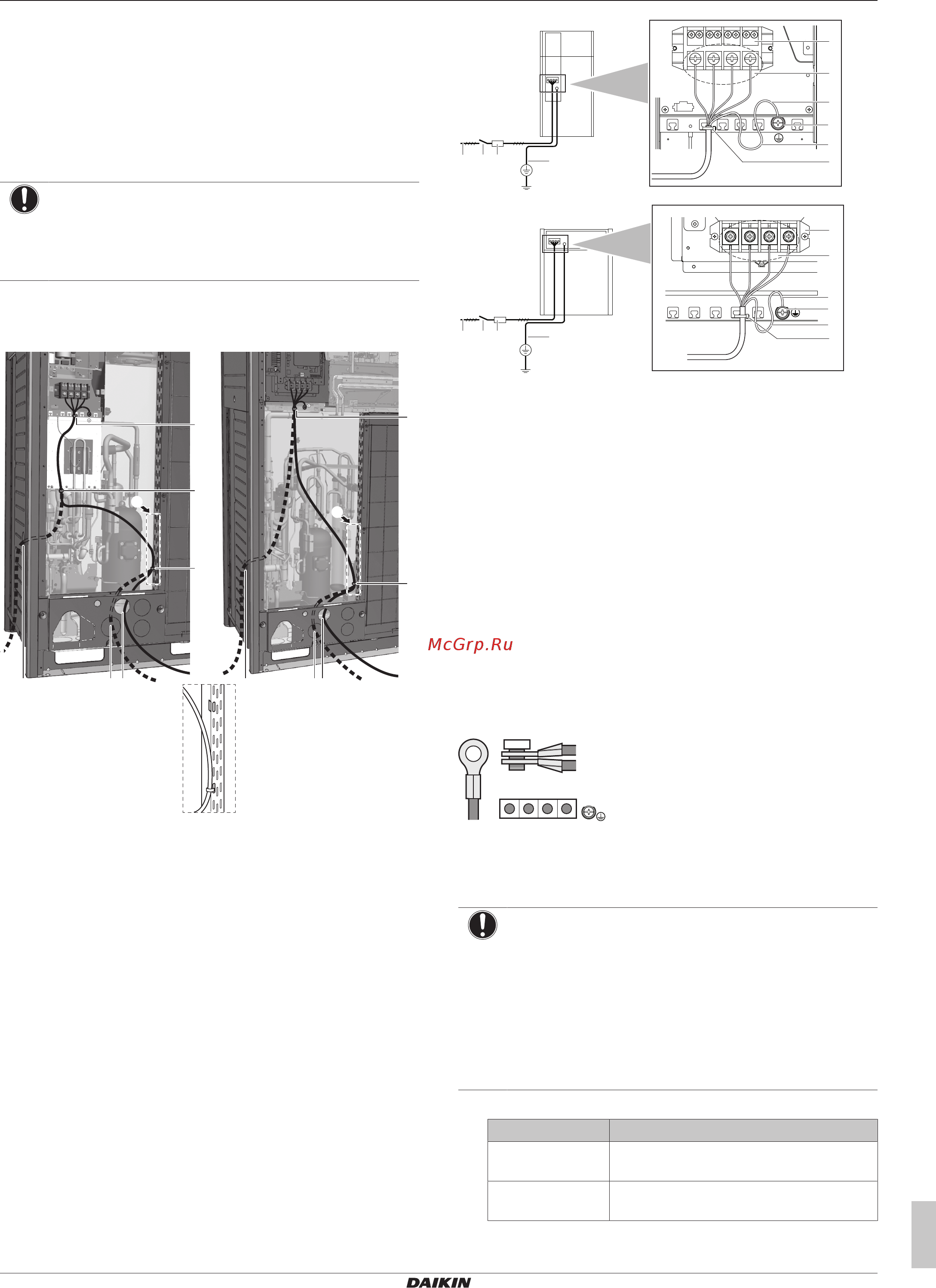 Daikin REYQ16U7Y1B [39/60] Подключение электрооборудования