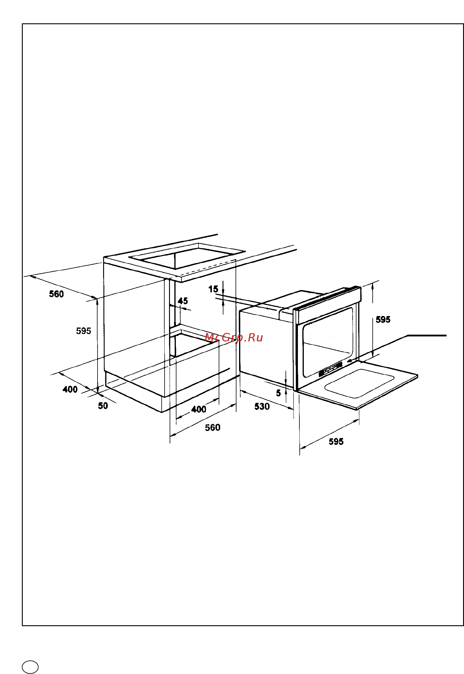 Candy FLE 0502/6N [25/41] Instalace trouby
