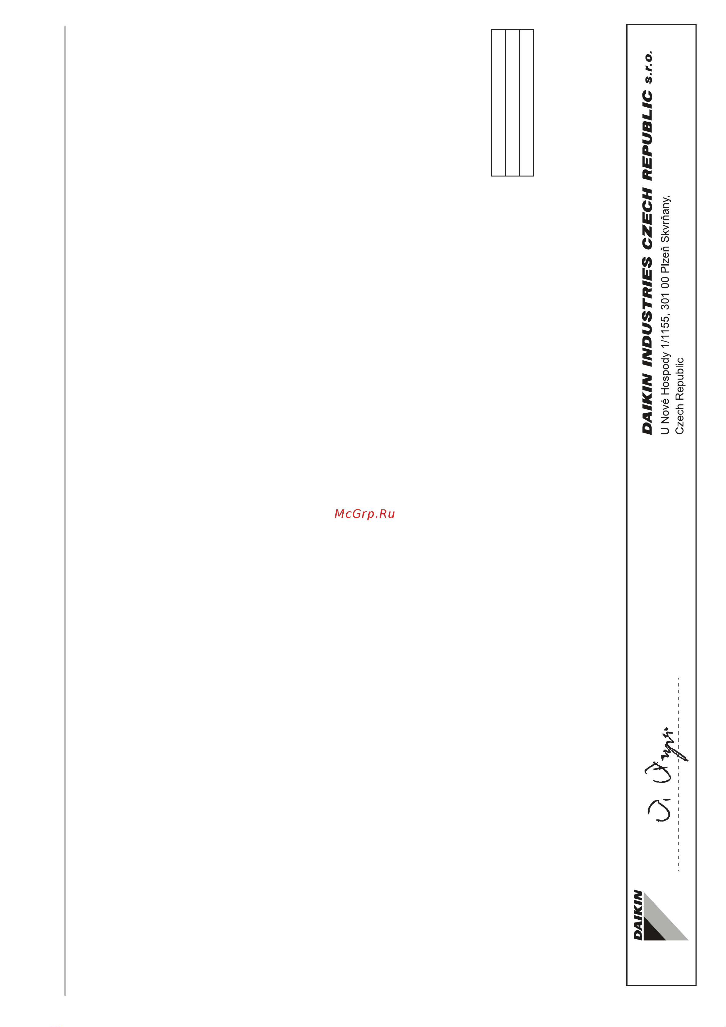 Daikin RXS60L2V1B [2/20] Daikin industries czech republic s r o