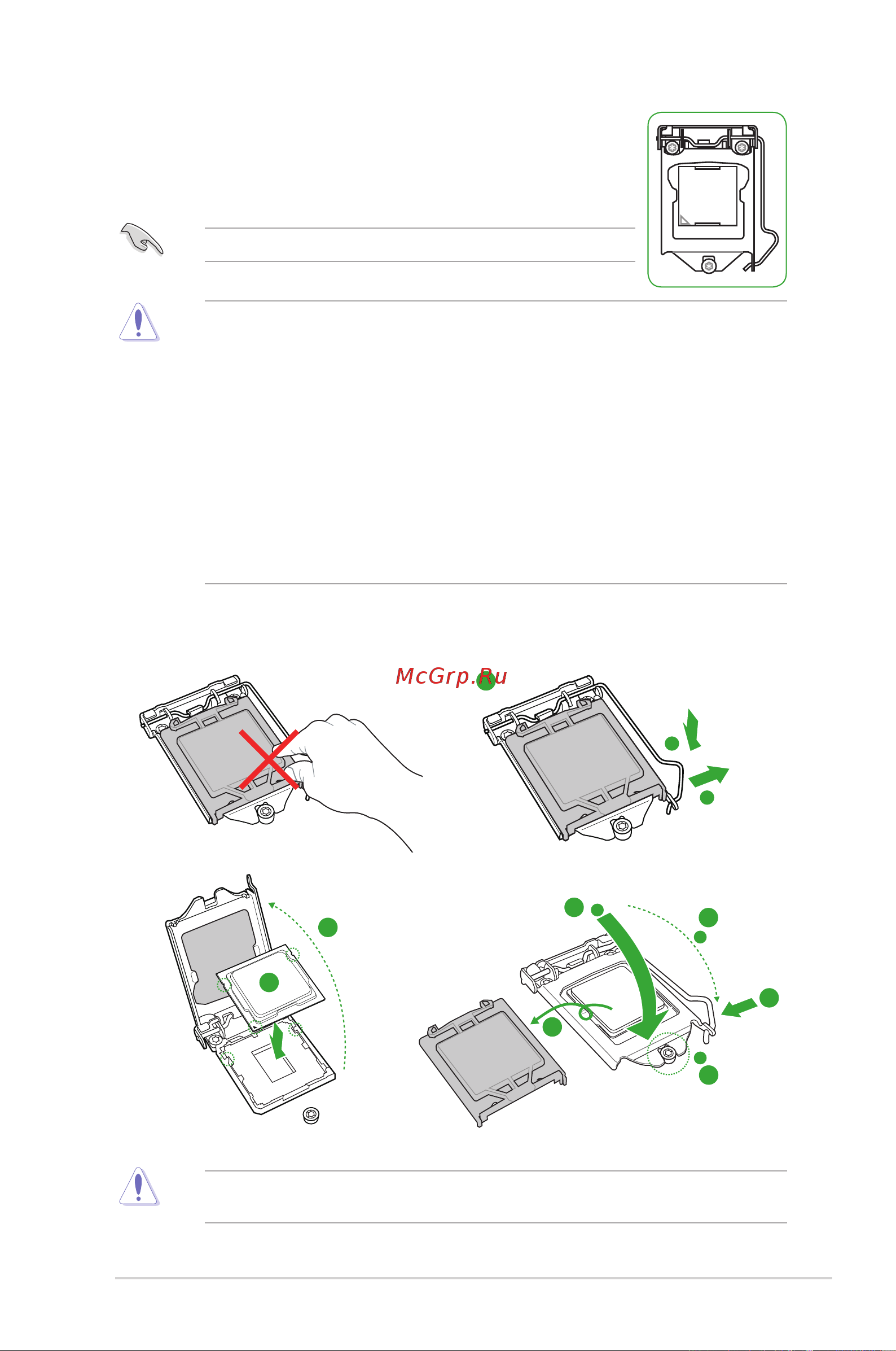 Asus PRIME B460M-K [16/30] Installing the cpu