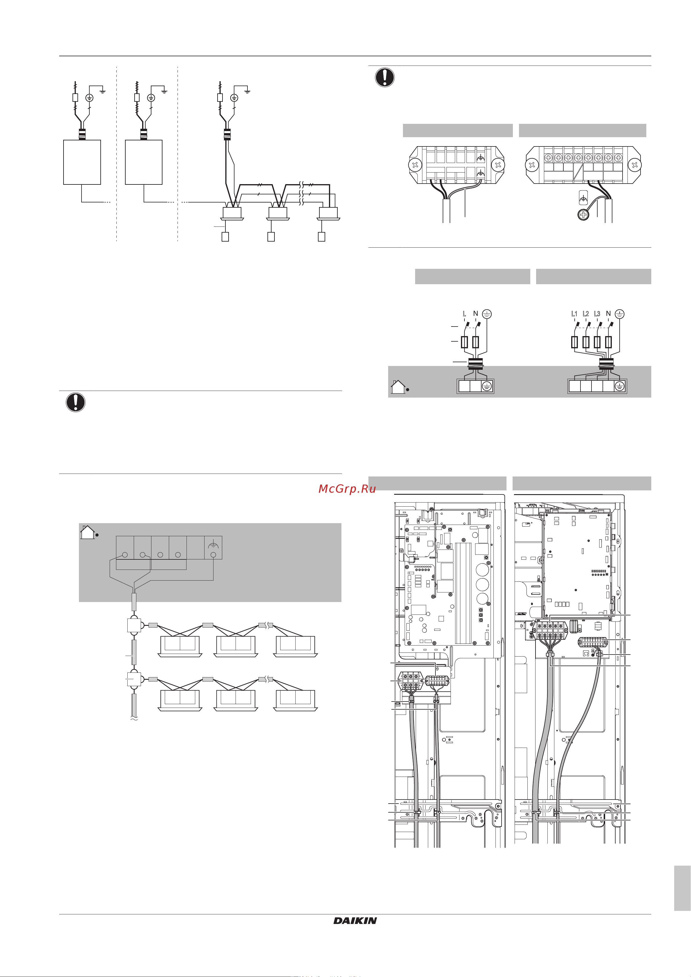 Daikin RXYSQ4T8YB9 [31/48] Подключение электрооборудования