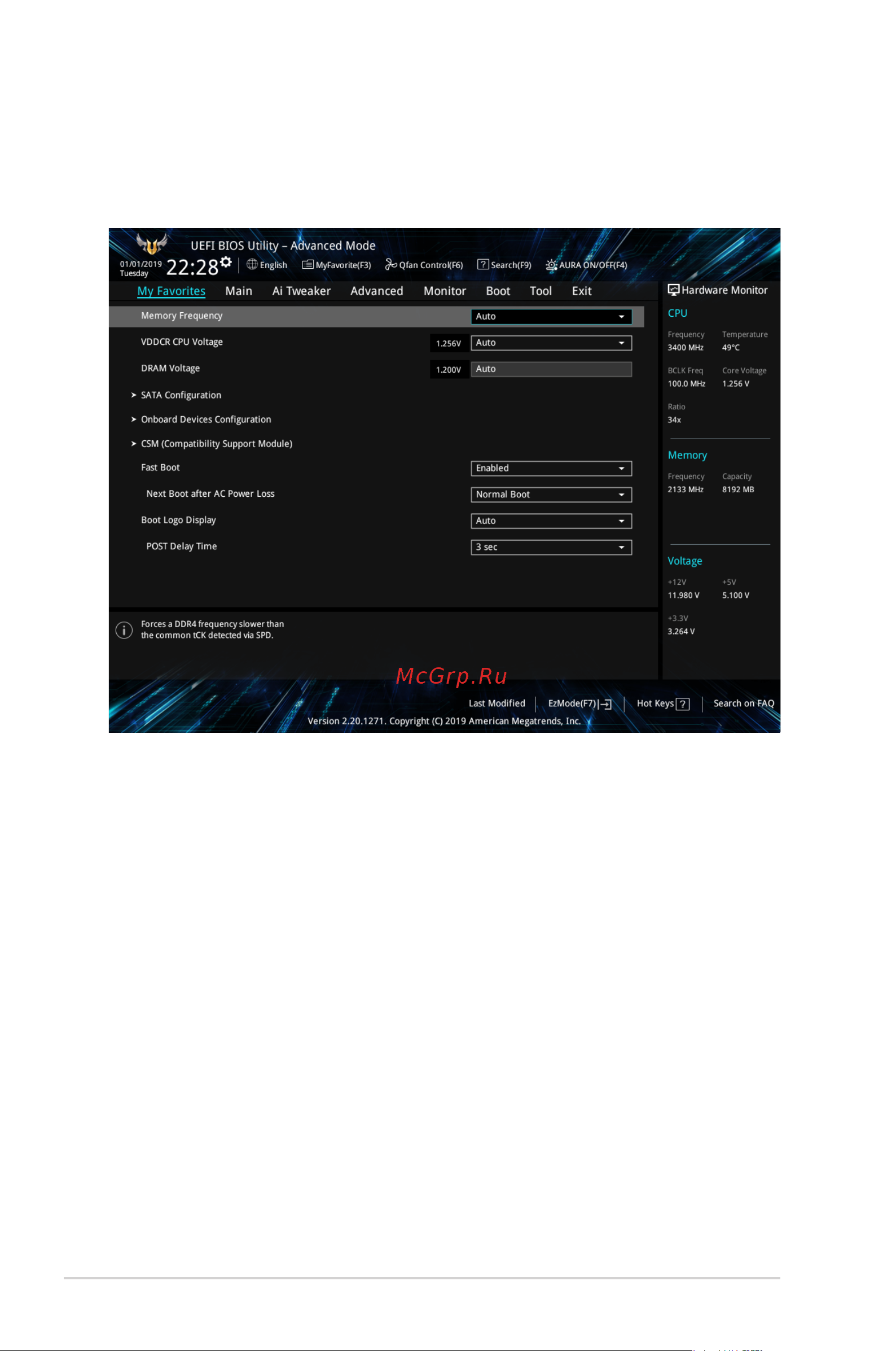 Asus PRIME X570-PRO/CSM [12/54] My favorites