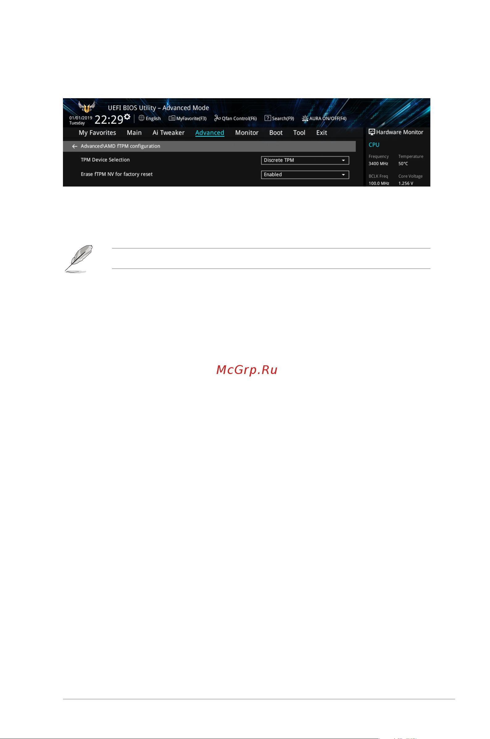 Asus TUF GAMING X570-PRO (WI-FI) [25/54] Amd ftpm configuration