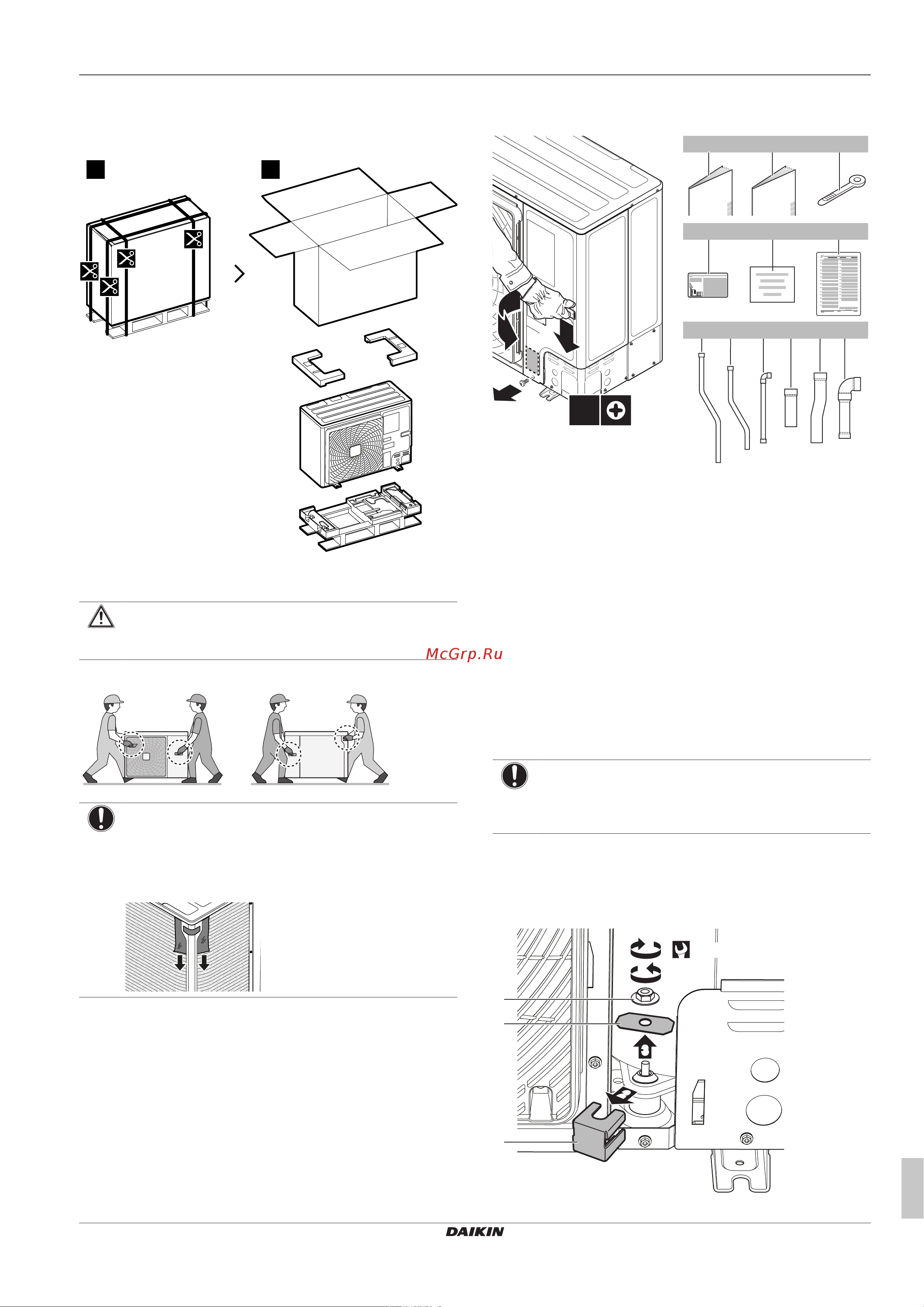 Daikin RZA200D7Y1B [9/40] Информация о блоке