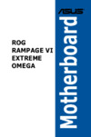 Asus ROG RAMPAGE VI EXTREME OMEGA Руководство пользователя