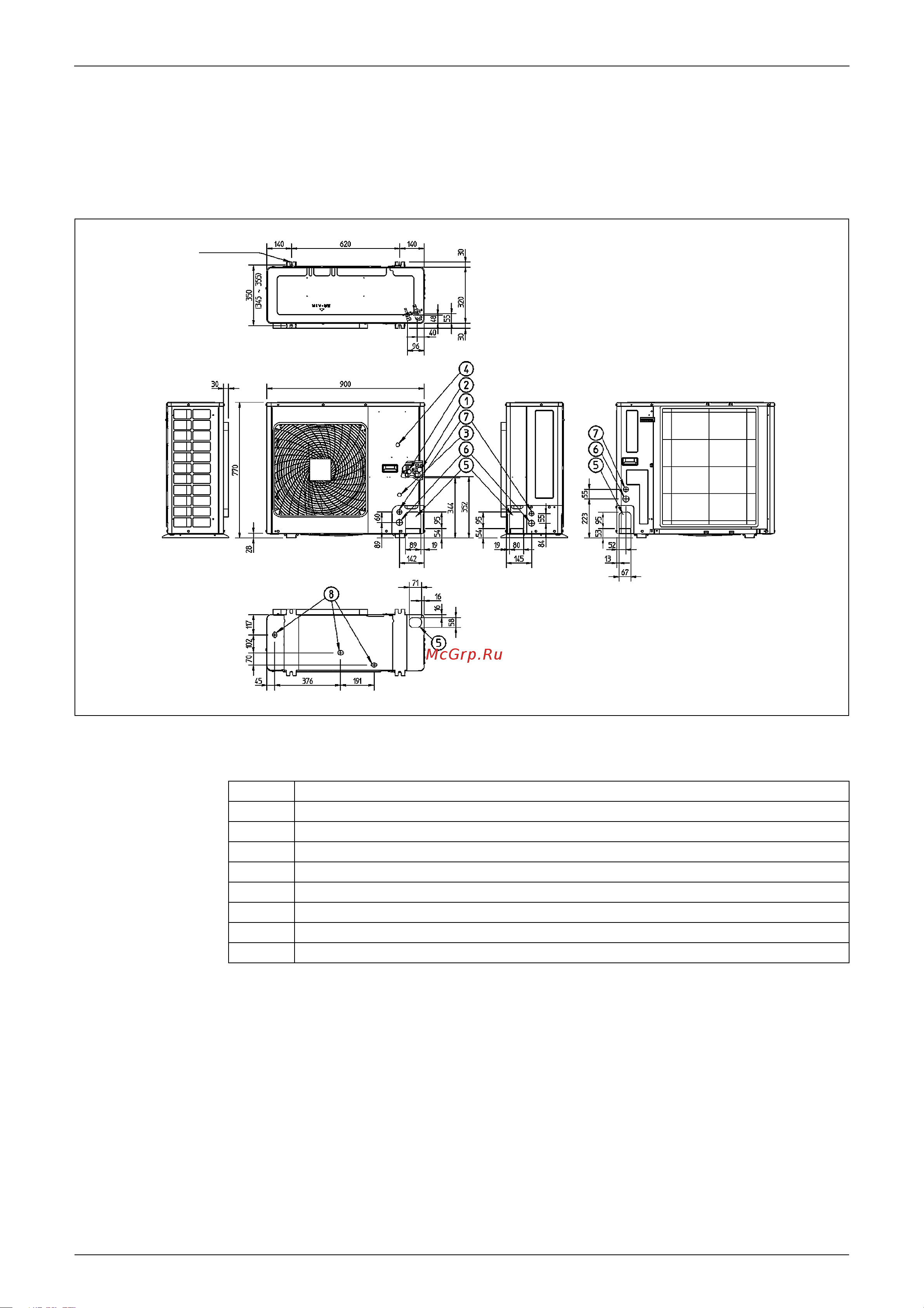 Daikin RZQS100B7V3B [269/344] Rzq71b9 rzqs71 100b7v3b single phase