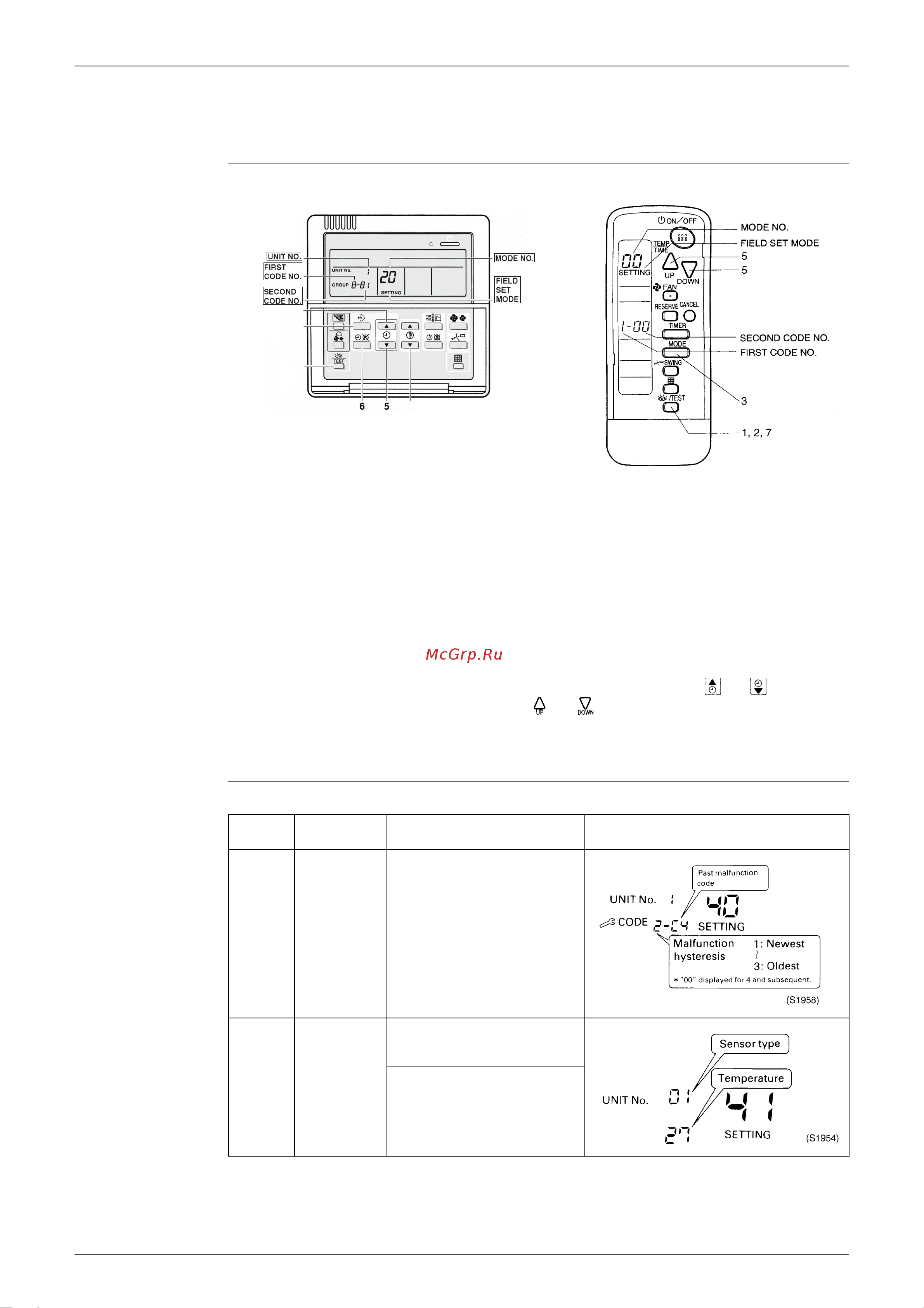 Daikin RZQS100B7V3B [44/344] Maintenance mode setting
